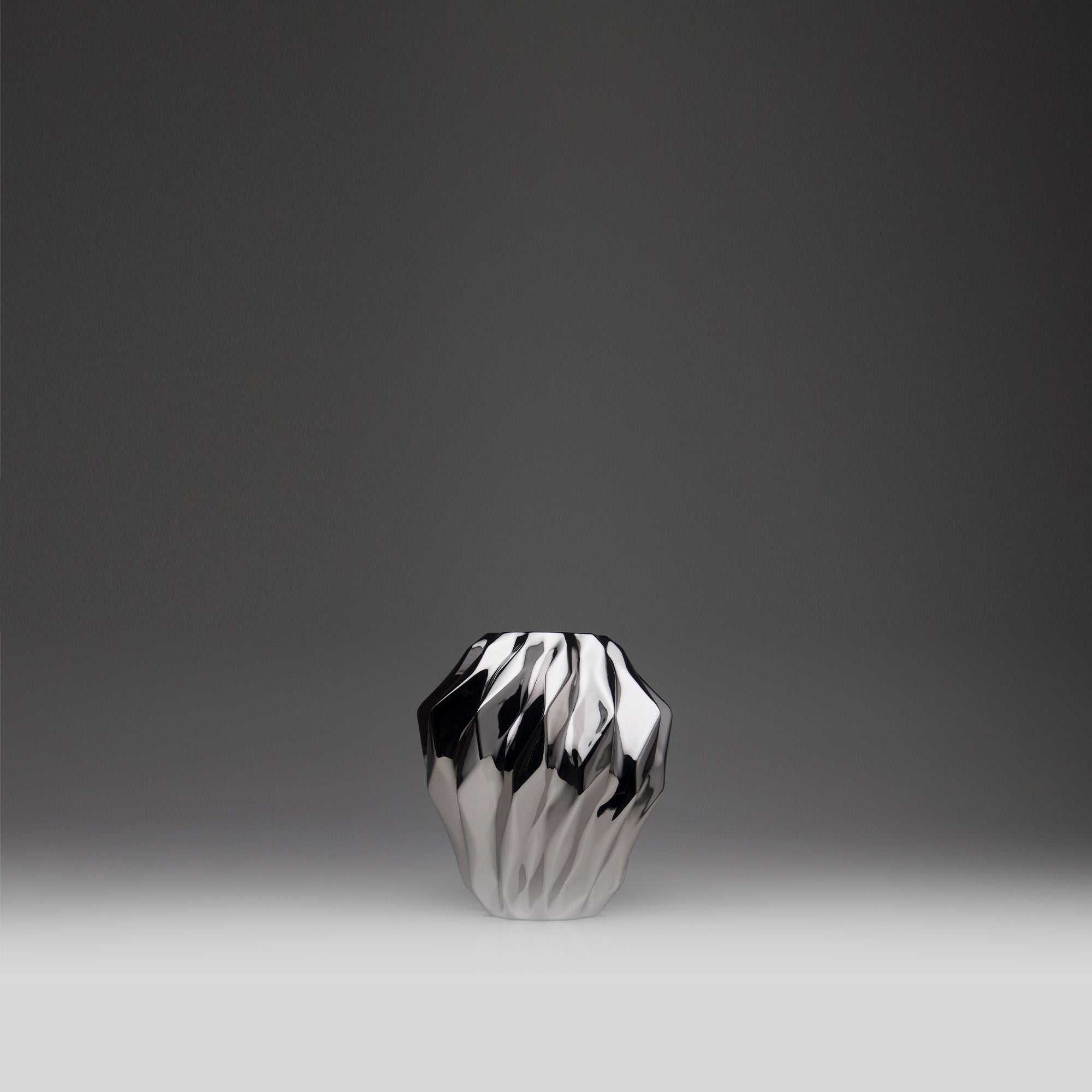 Plissan Geométrico P Porcelain Vase (h16 cm) - Holaria