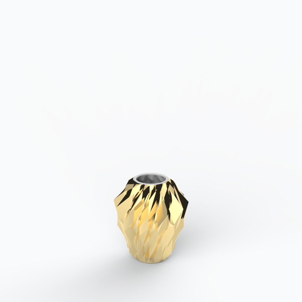 Plissan Geométrico P Porcelain Vase (h16 cm) - Holaria