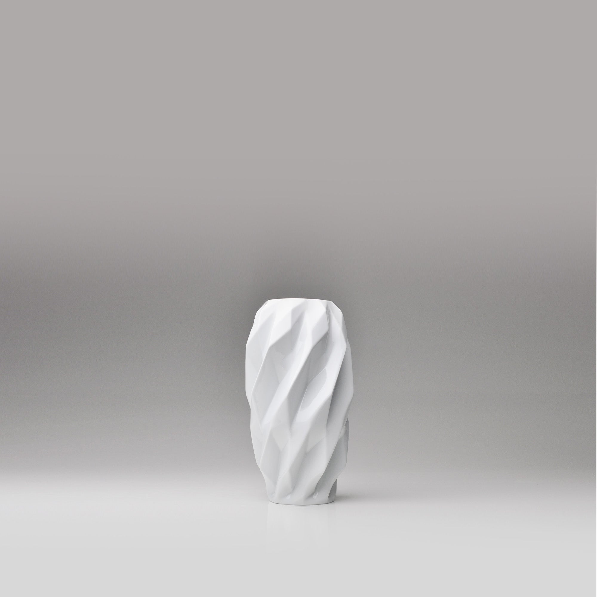 Plissan Geométrico G Porcelain Vase (h20 cm) - Holaria