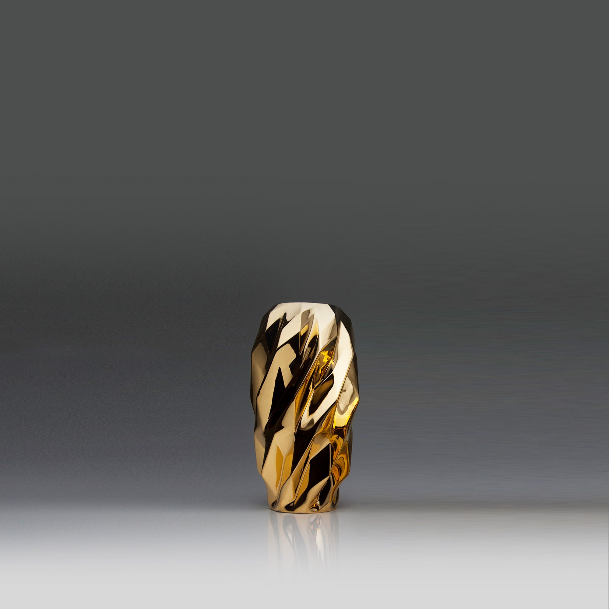 Plissan Geométrico G Porcelain Vase (h20 cm) - Holaria