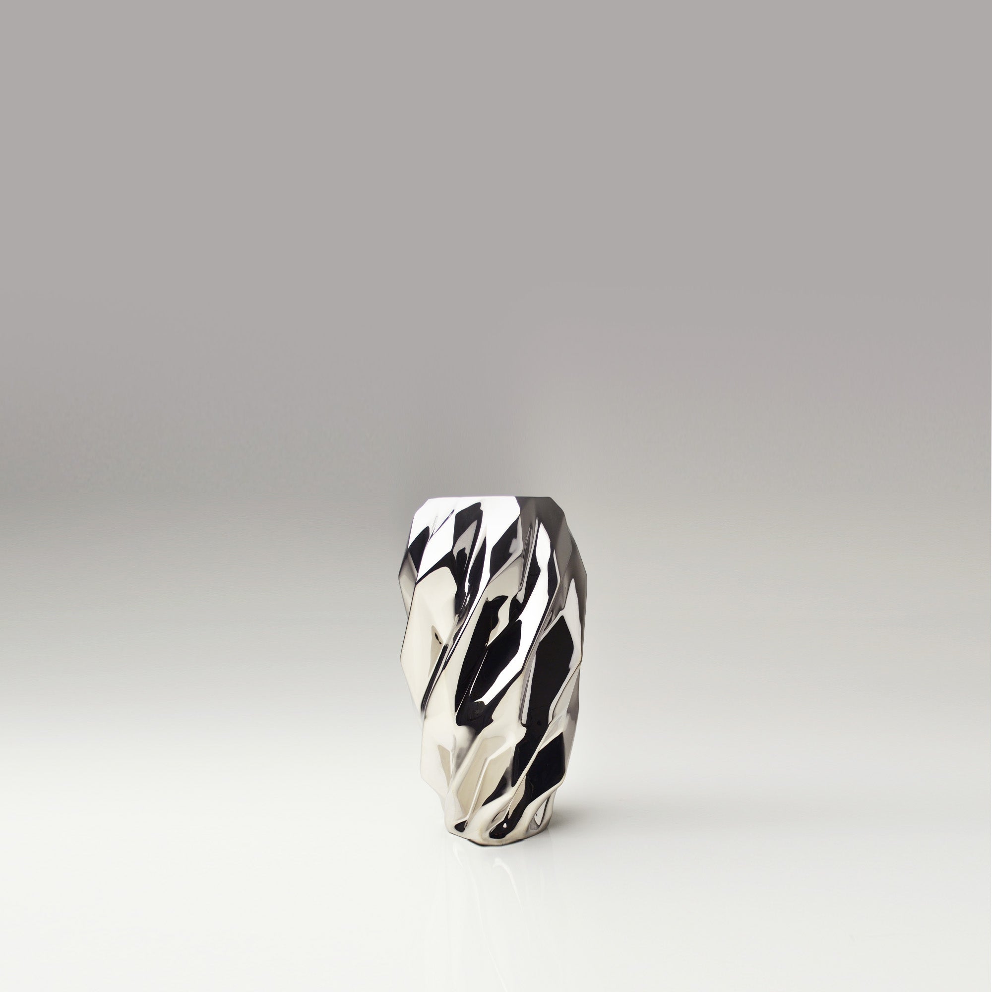 Plissan Geométrico G Porcelain Vase (h20 cm) - Holaria