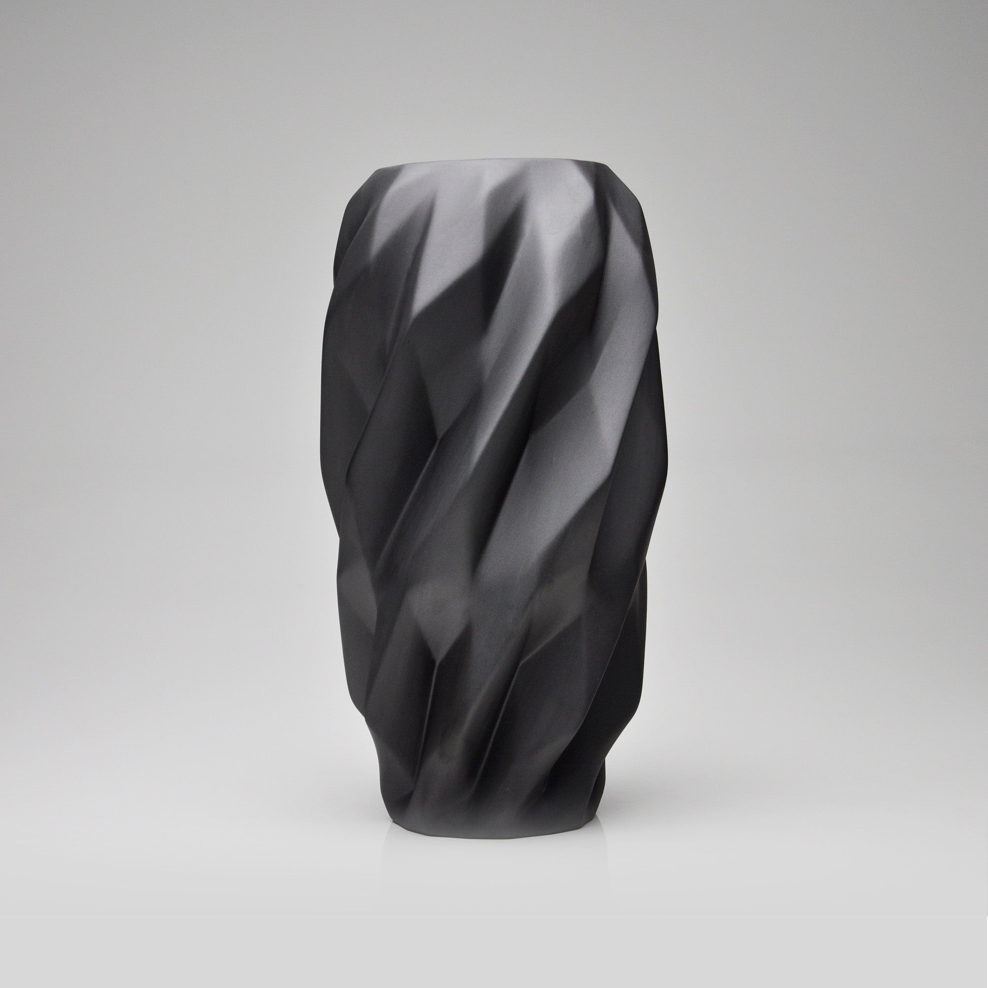 Plissan Geométrico G Porcelain Vase (h40 cm) - Holaria