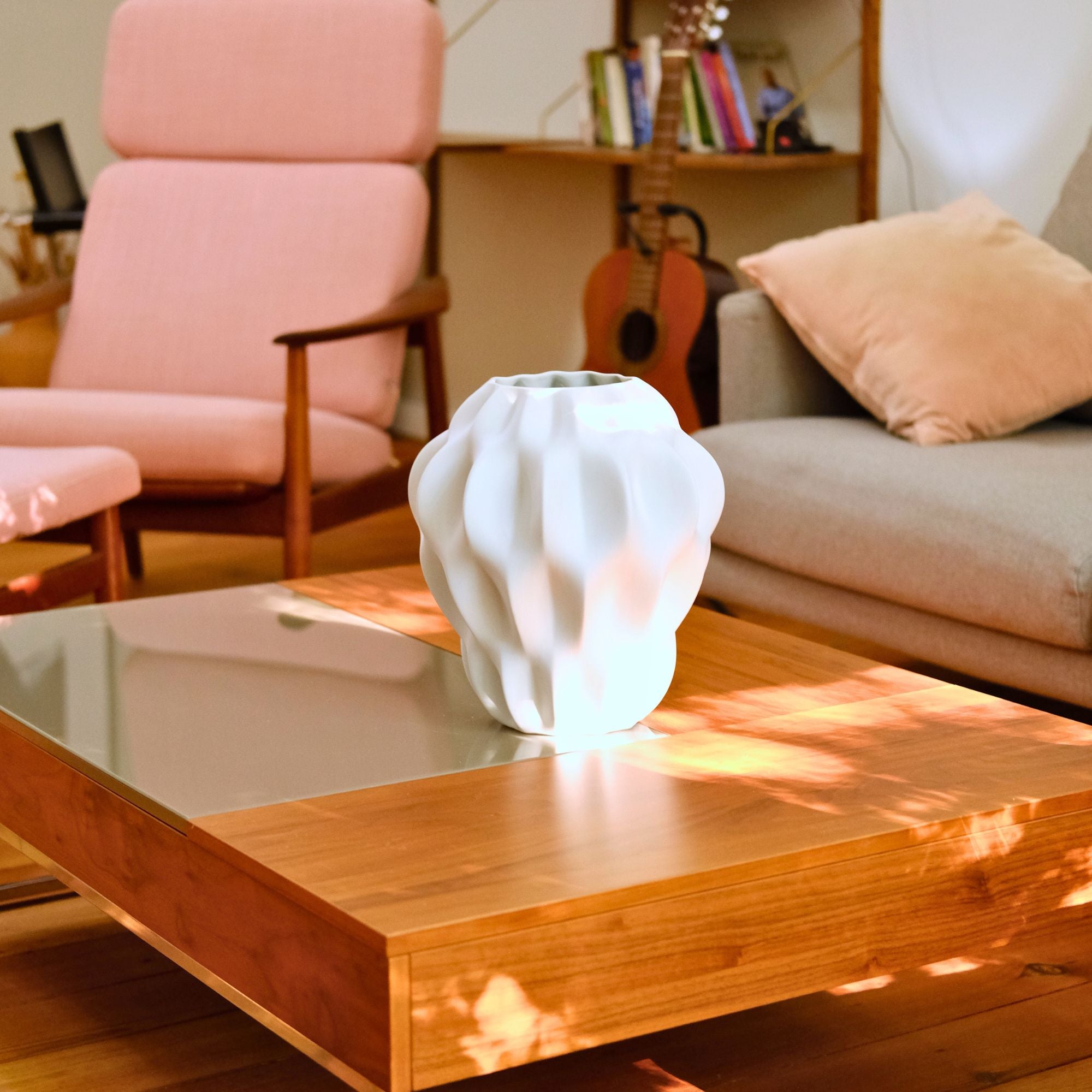 Plissan M Porcelain Vase (h32 cm)