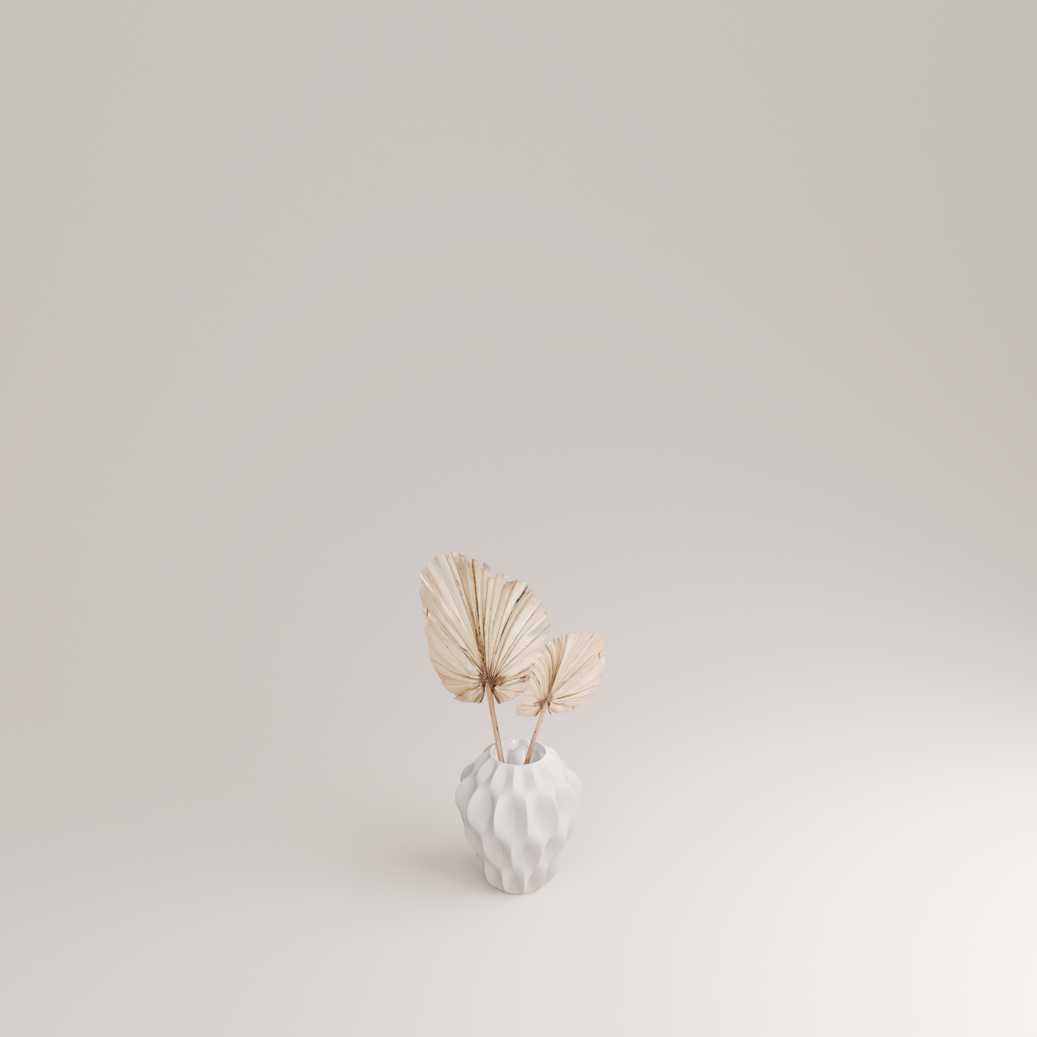 Plissan P Porcelain Vase (h16 cm) - Holaria