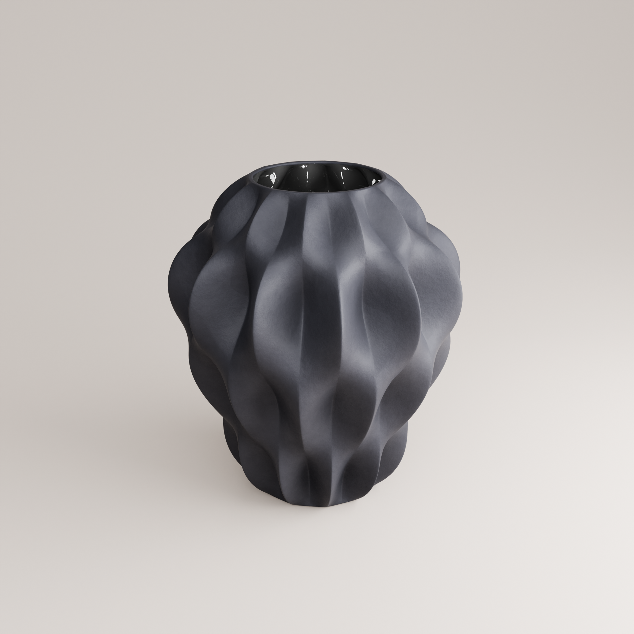 Plissan M Porcelain Vase (h32 cm)