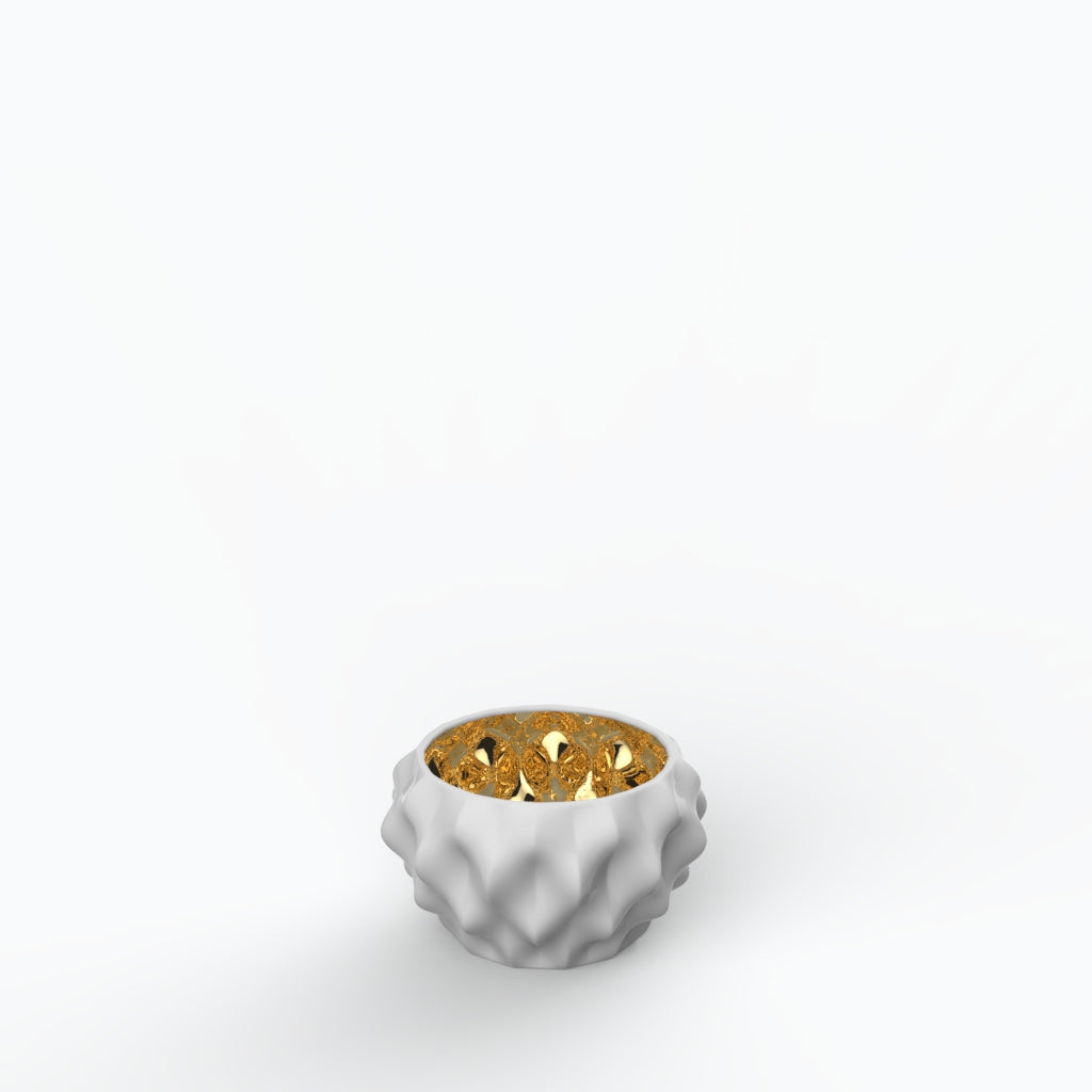 Plissan P Porcelain Pot (H10 cm)