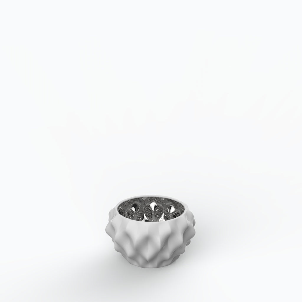 Plissan P Porcelain Pot (H10 cm)