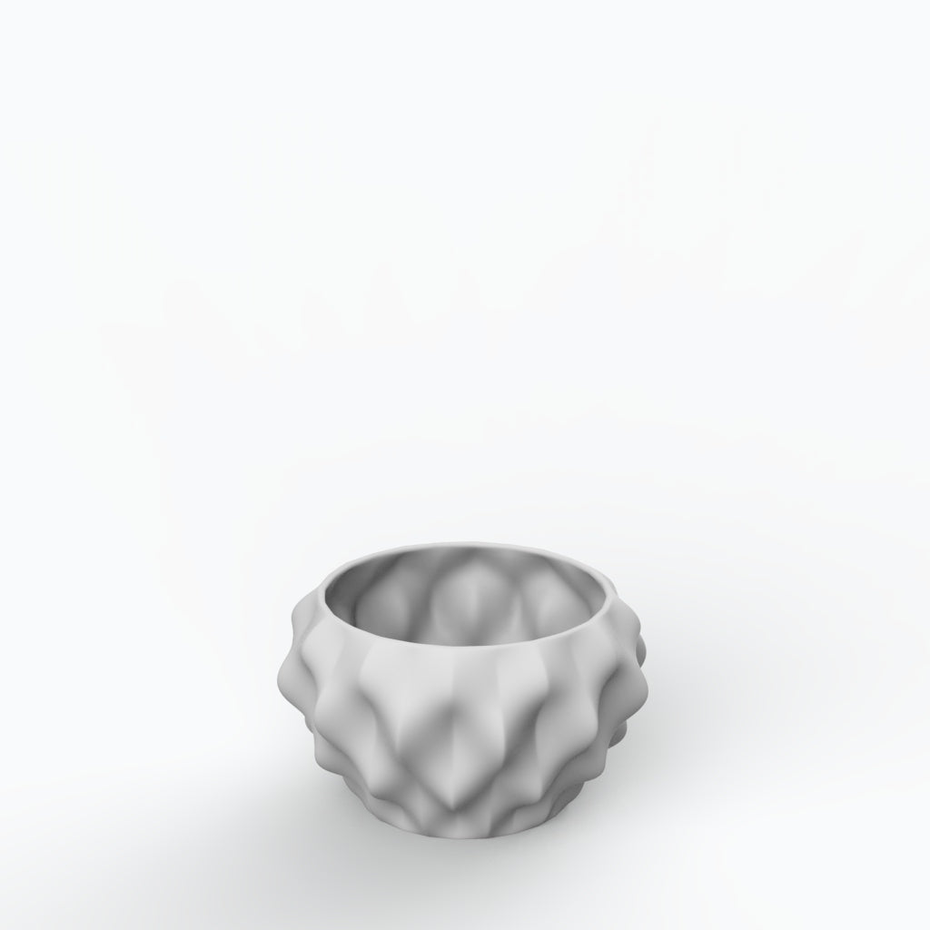 Plissan M Porcelain Pot (H12 cm)
