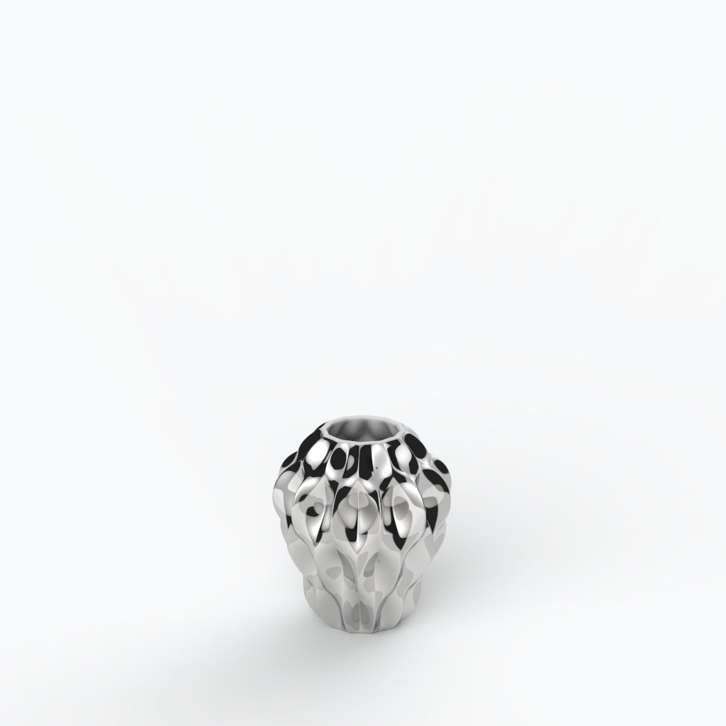 Plissan P Porcelain Vase (h16 cm) - Holaria
