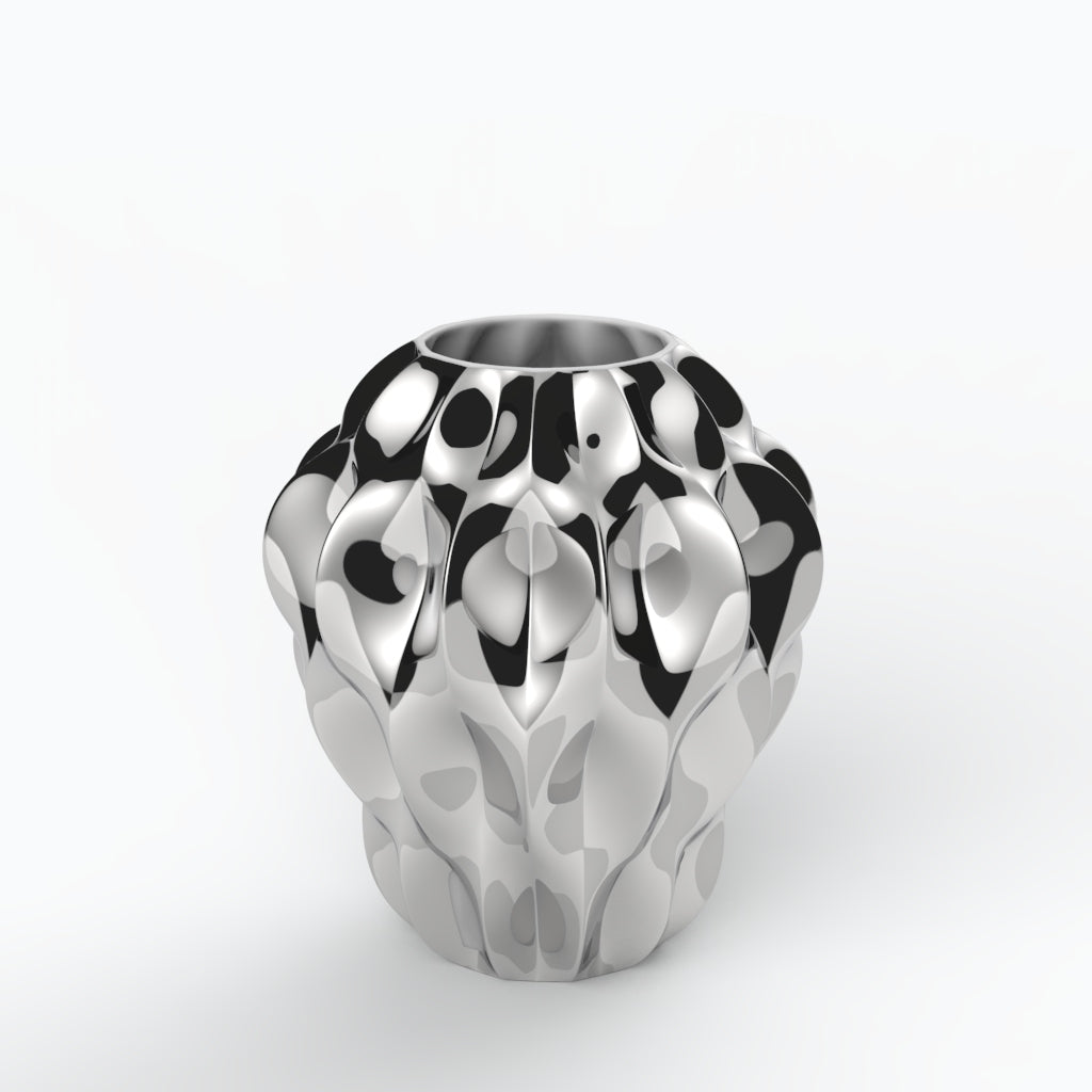 Plissan M Porcelain Vase (h32 cm)