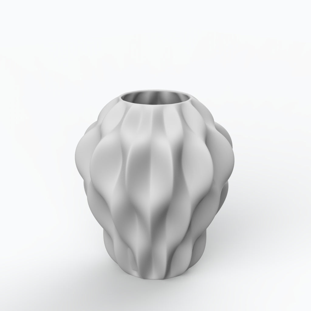 Plissan M Porcelain Vase (h32 cm)