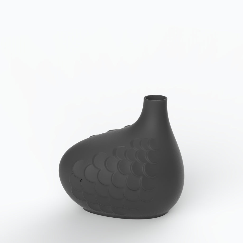 Plumas P Porcelain Vase (h23 cm) - Holaria
