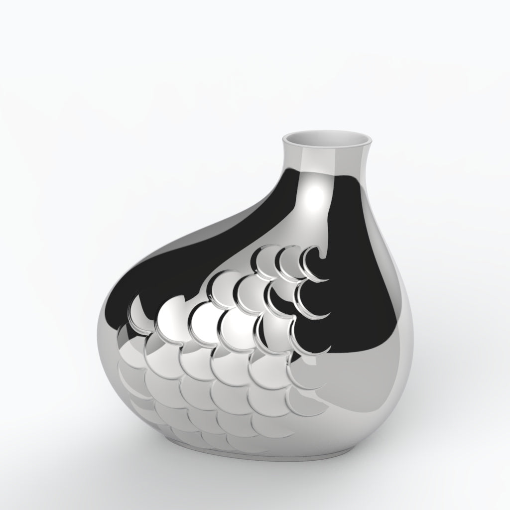 Plumas G Porcelain Vase (h33 cm) - Holaria