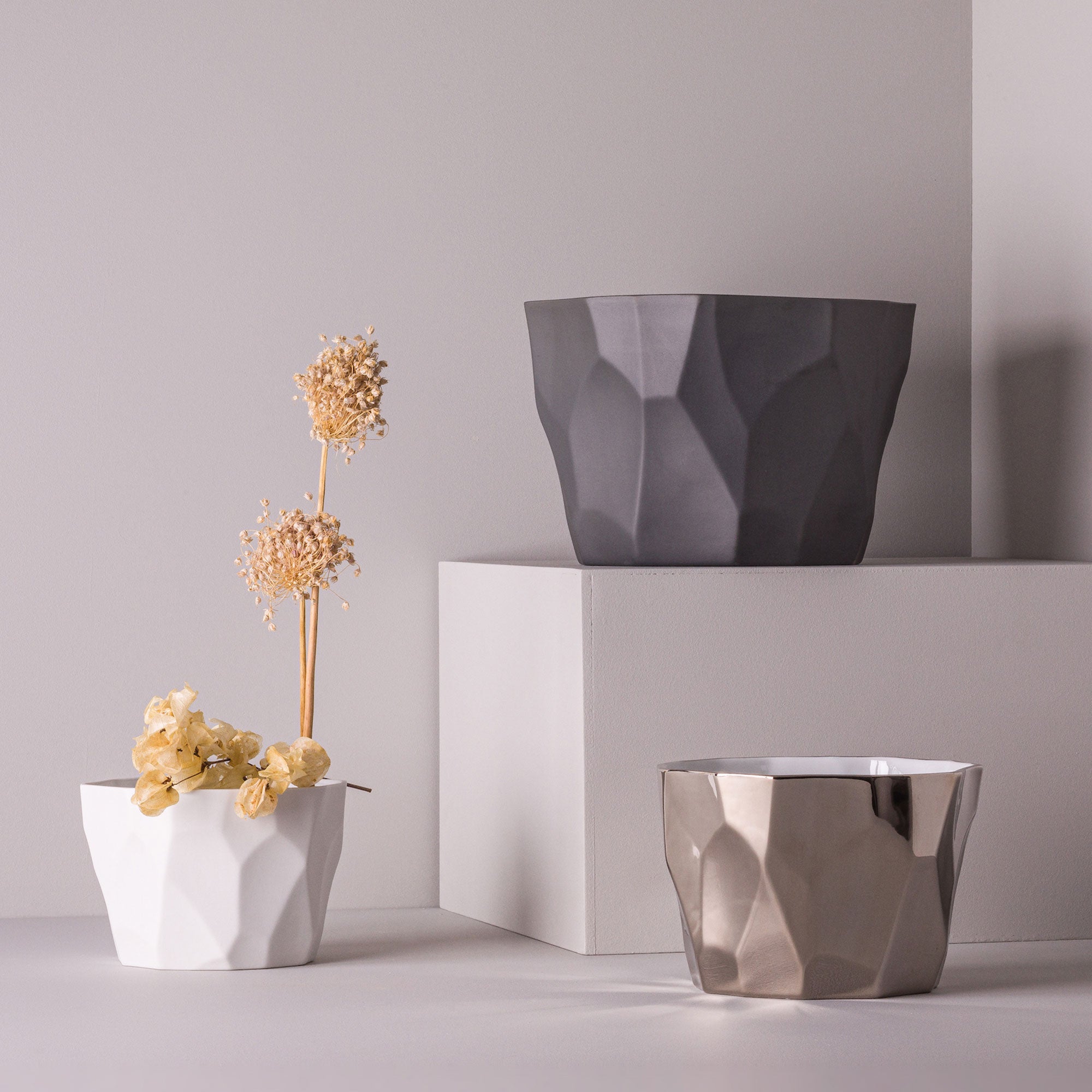 Silex GG Porcelain Pot (h19 cm) - Holaria