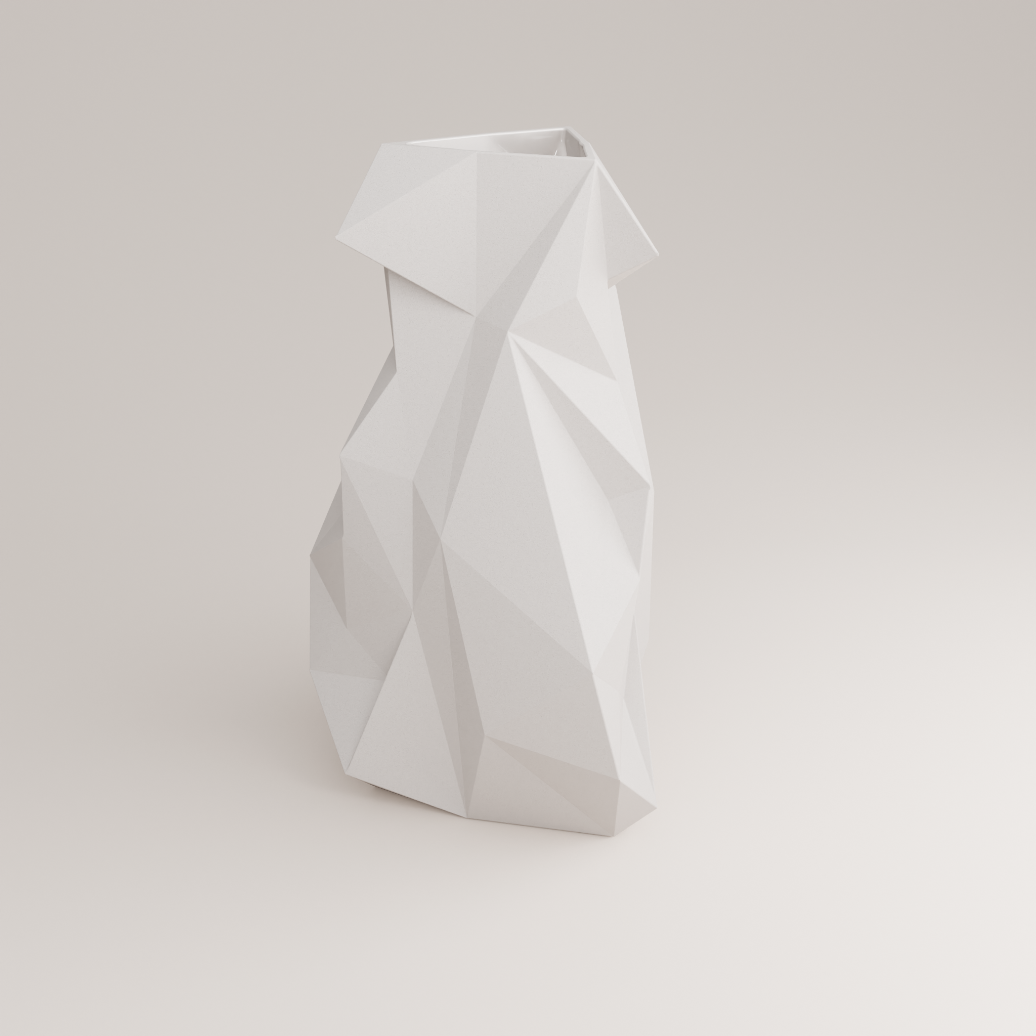Simplexxa 3 - Porcelain Vase (h37 cm)