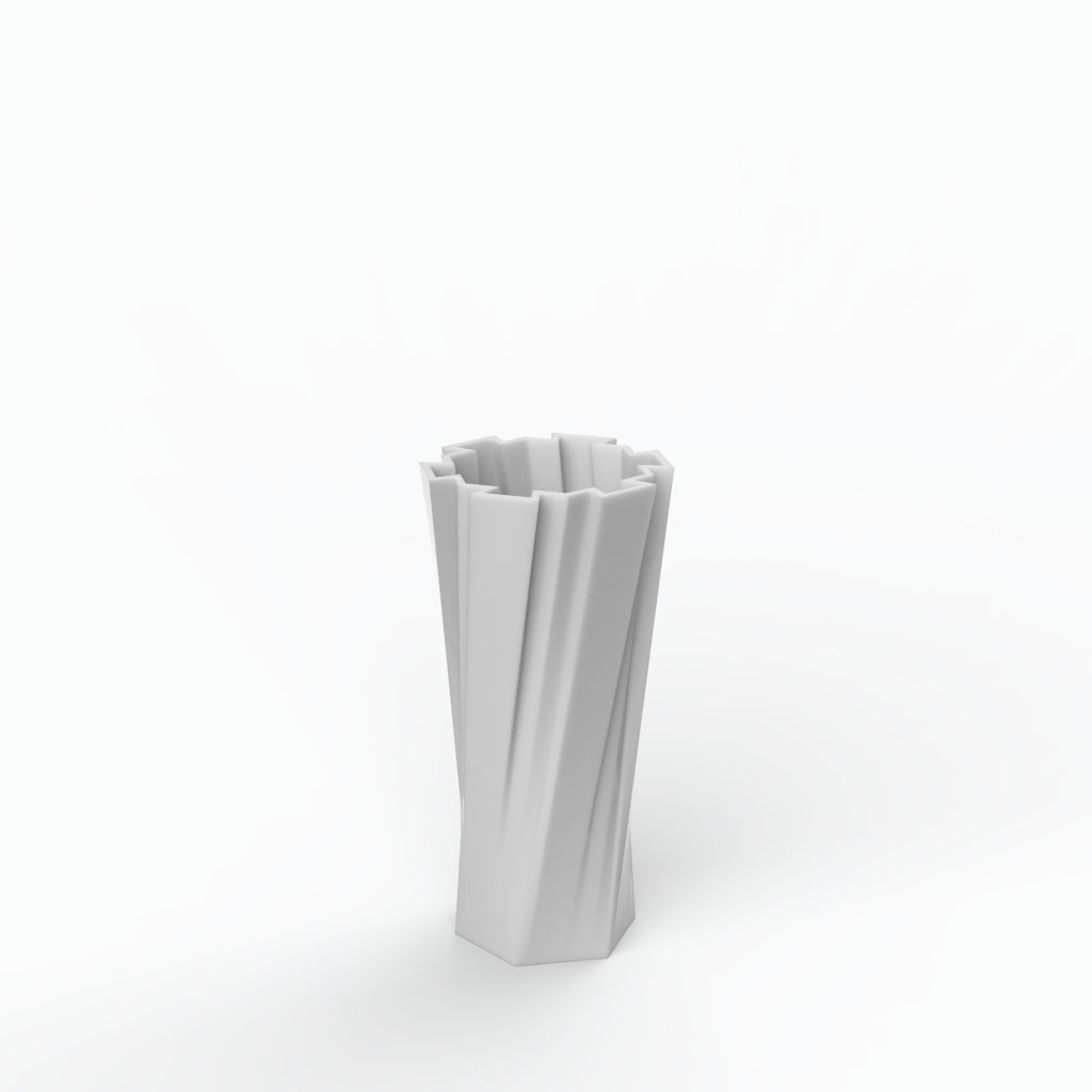 Torcido Porcelain Vase (h26 cm) - Holaria