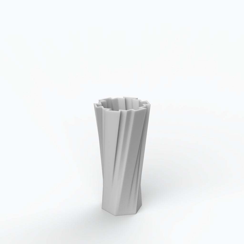 Torcido Porcelain Vase (h26 cm) - Holaria