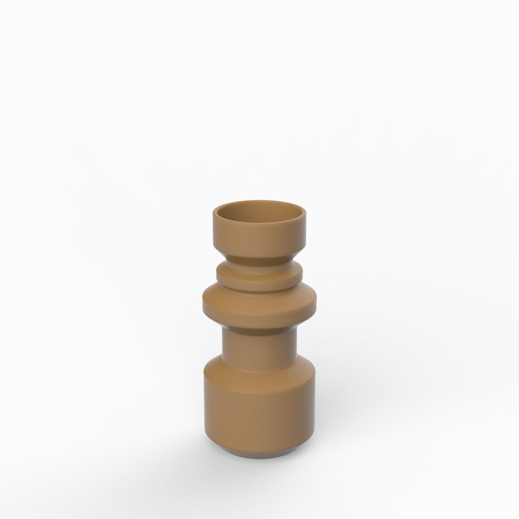 Totêmico M Porcelain Vase (h25 cm) - Holaria