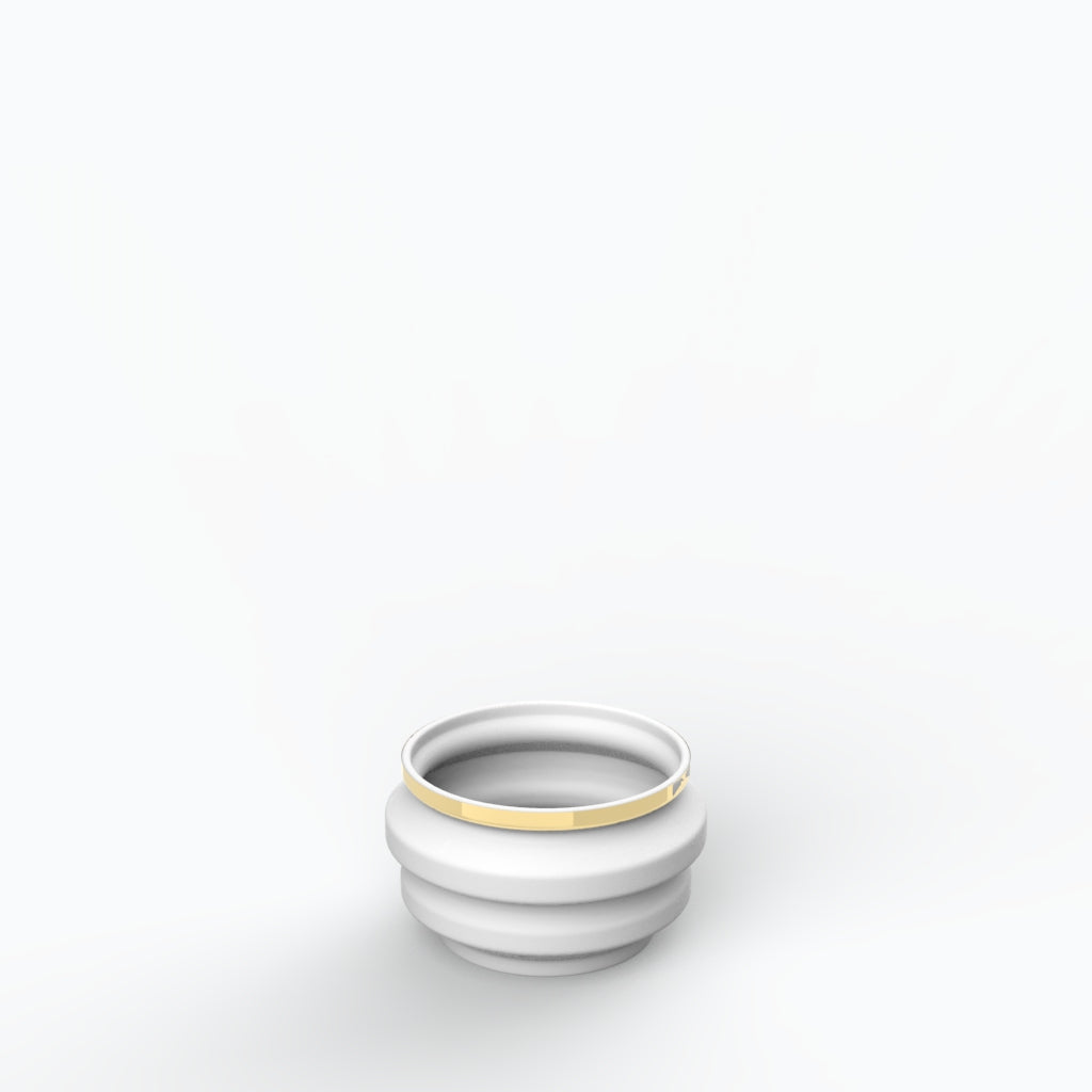 Totêmico P Porcelain Pot (h10 cm) - Holaria
