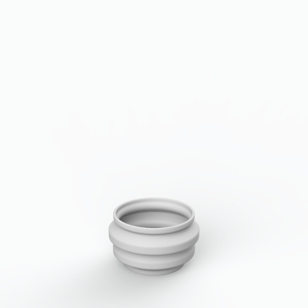 Totêmico P Porcelain Pot (h10 cm) - Holaria
