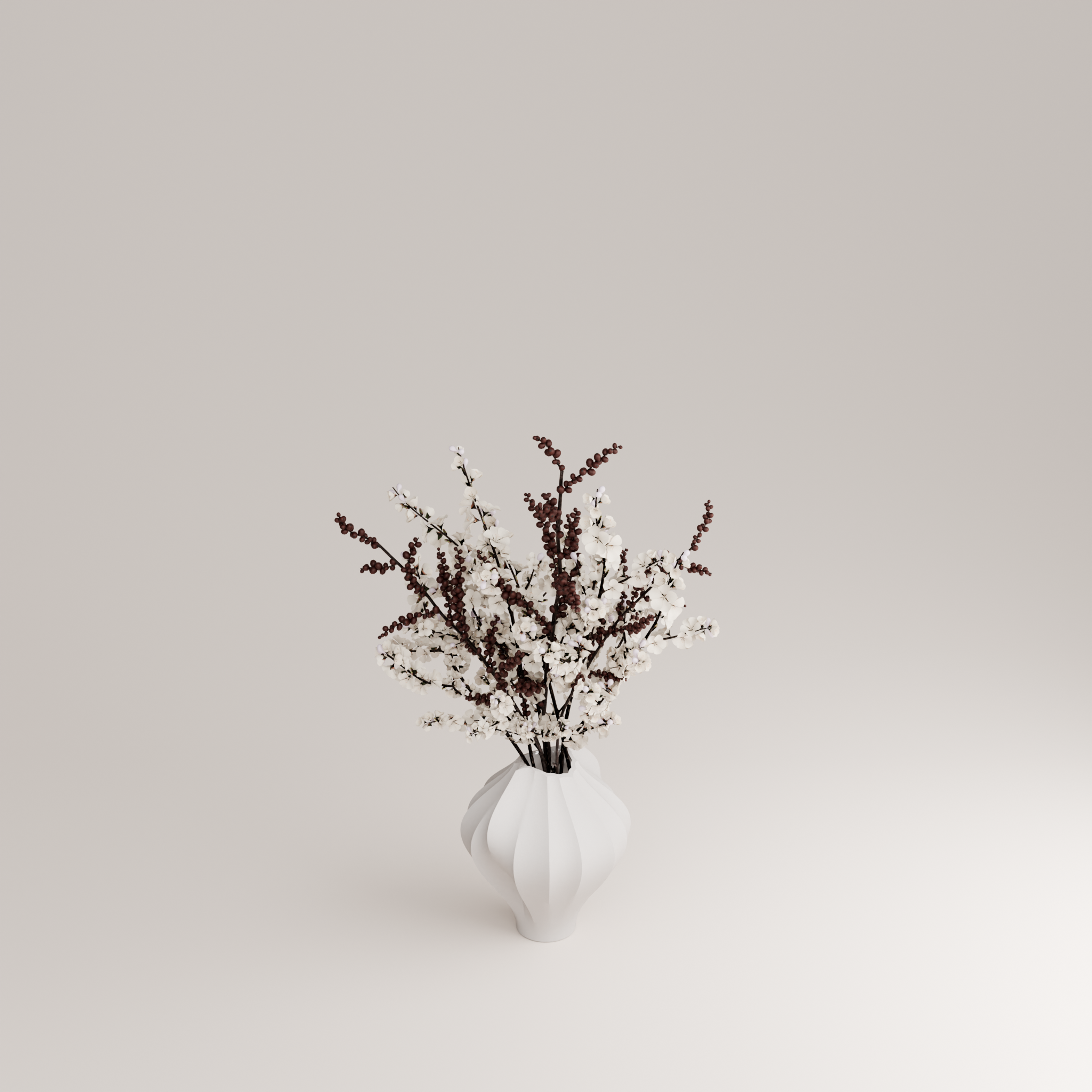 Valise A Porcelain Vase (h18 cm) - Holaria