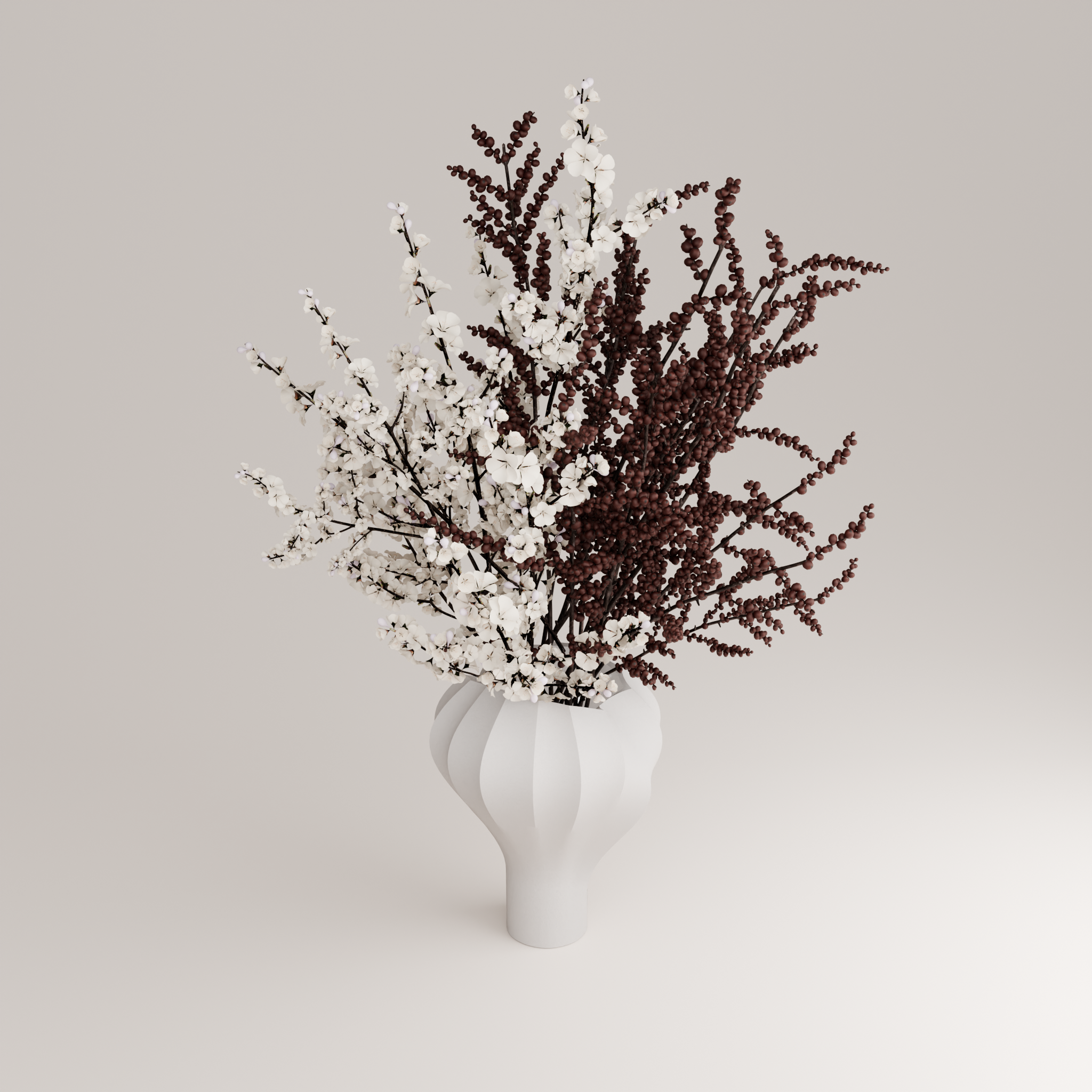 Valise B Porcelain Vase (h30 cm) - Holaria