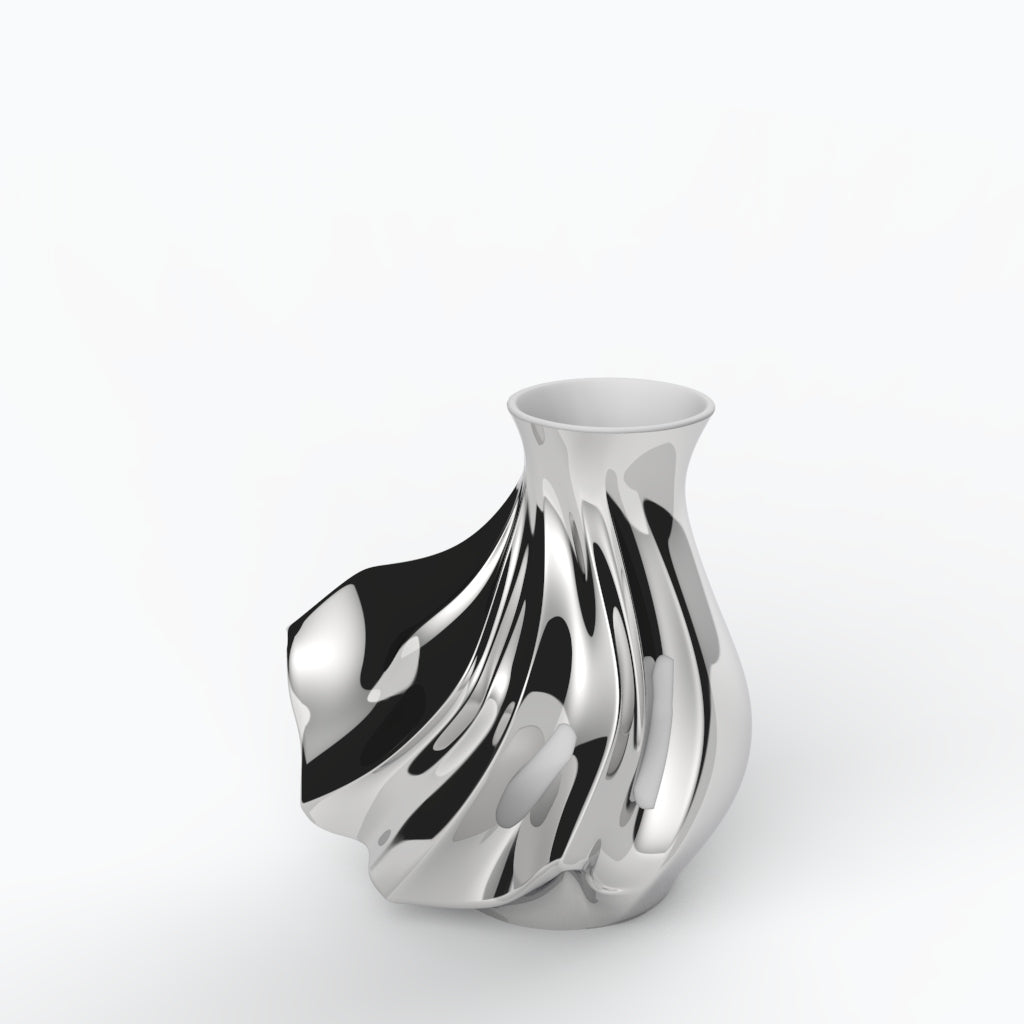 Vento M Porcelain Vase (h26 cm) - Holaria