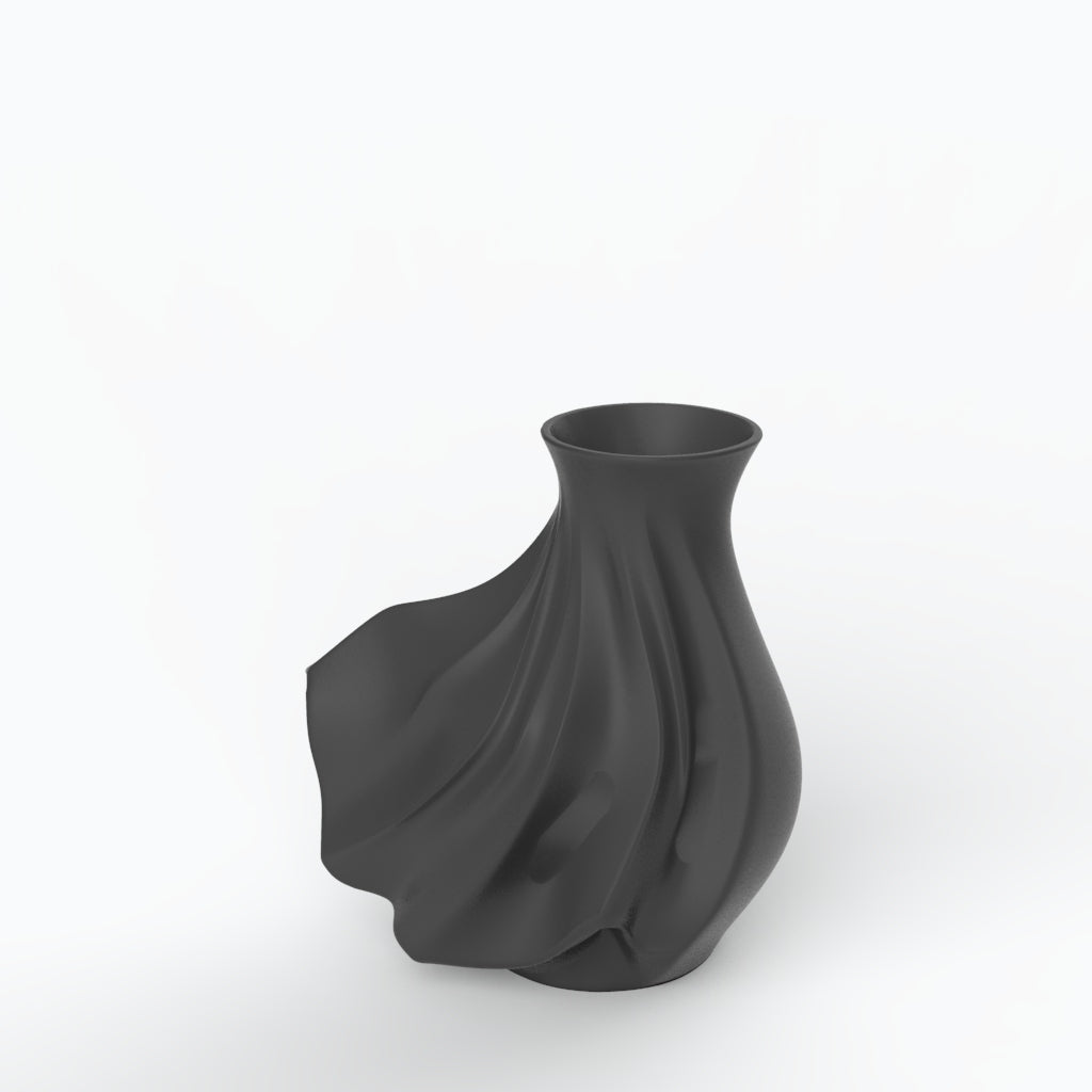 Vento M Porcelain Vase (h26 cm) - Holaria