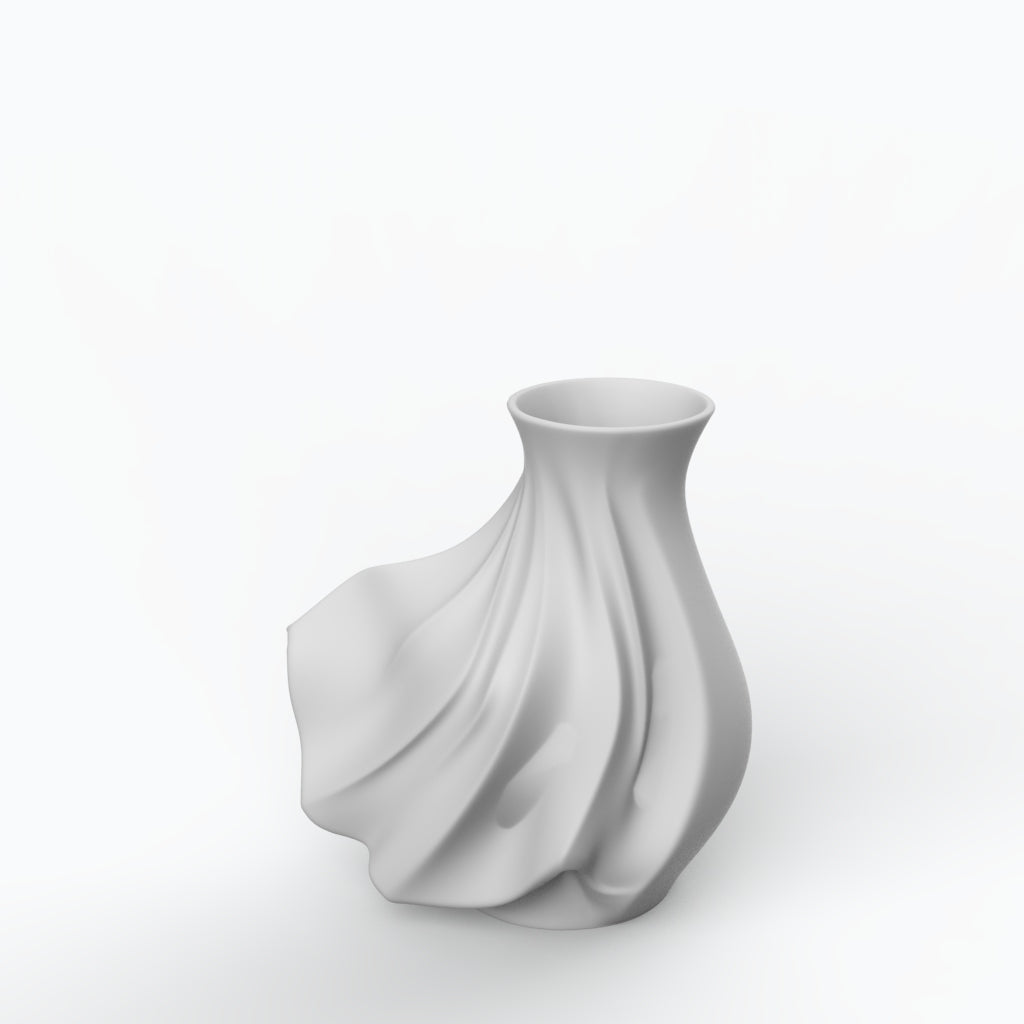 Vento M Porcelain Vase (h26 cm) - Holaria