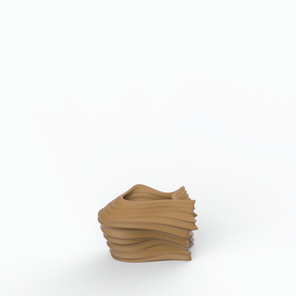Voo P Porcelain Vase (h12 cm) - Holaria