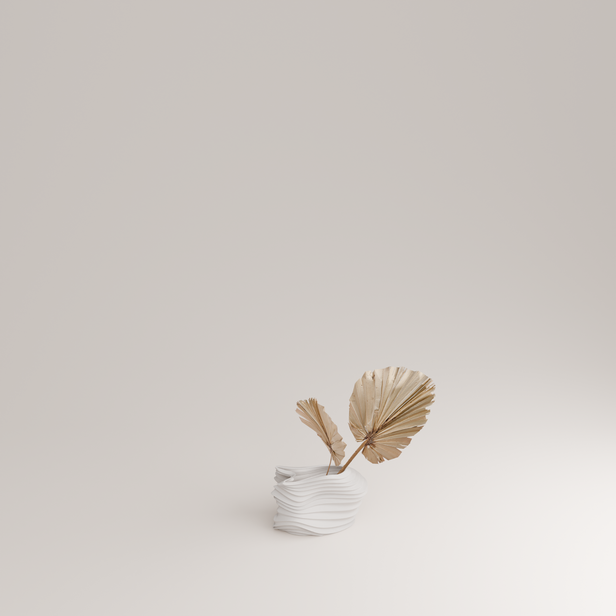 Voo P Porcelain Vase (h12 cm) - Holaria
