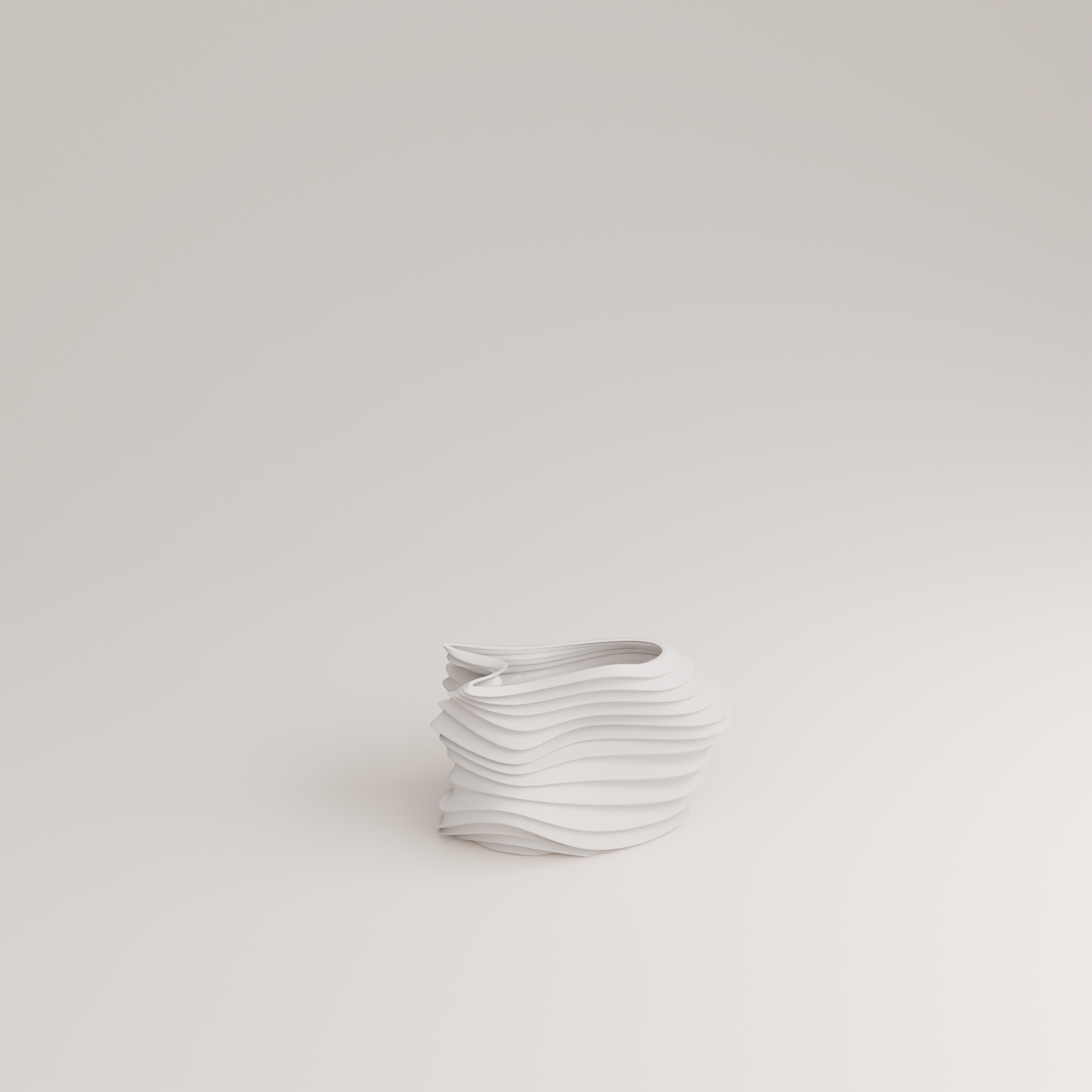 Voo P Porcelain Vase (h12 cm) - Holaria