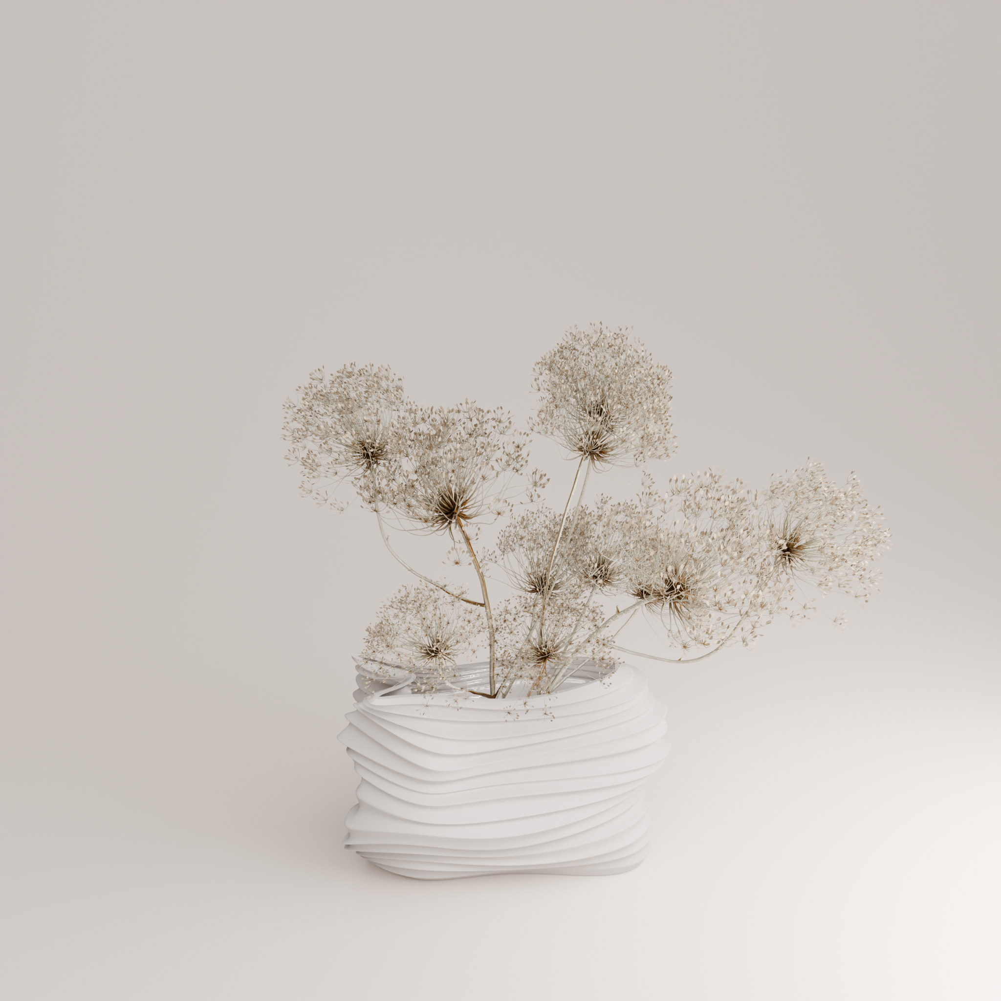 Voo P Porcelain Vase (h24 cm)