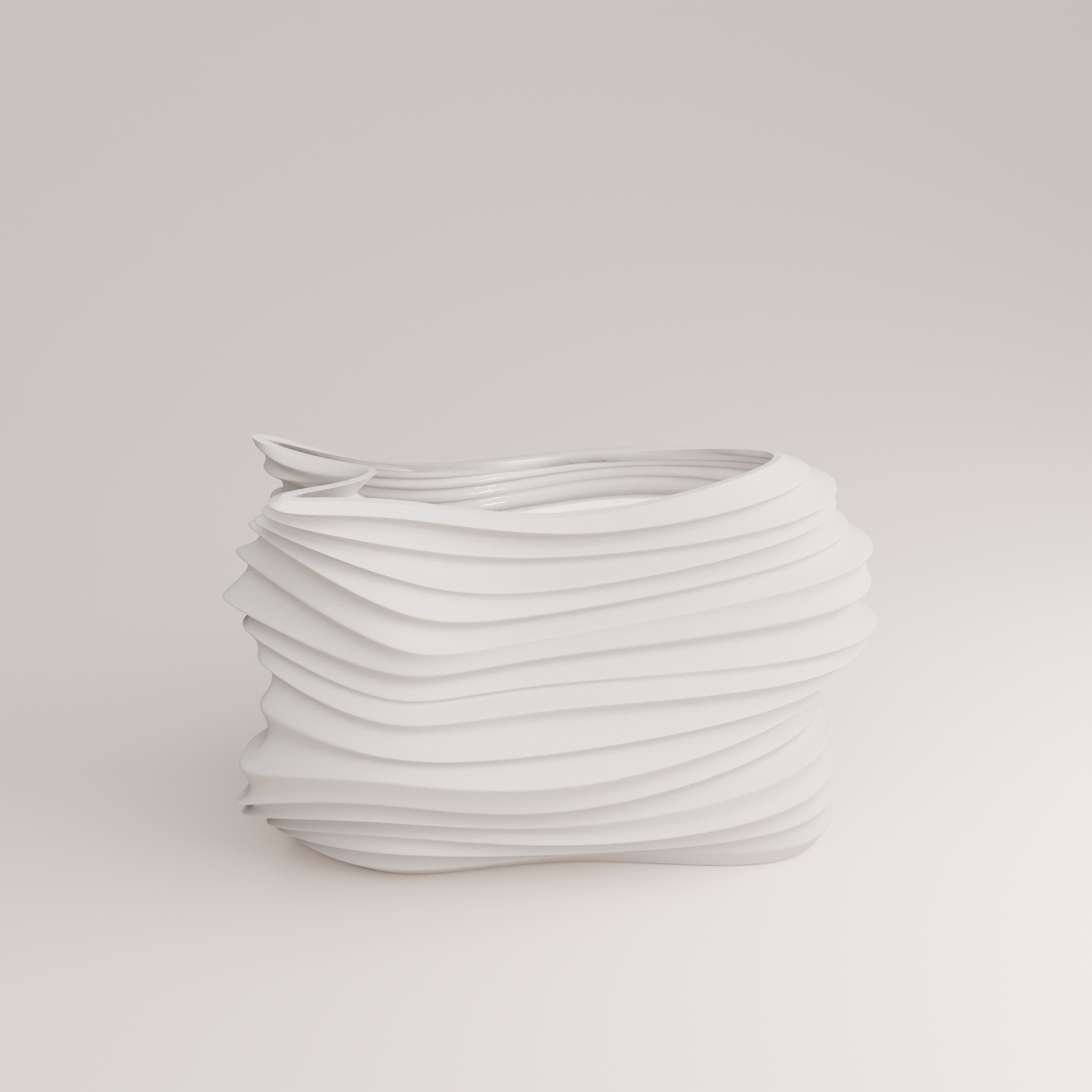 Voo P Porcelain Vase (h24 cm)