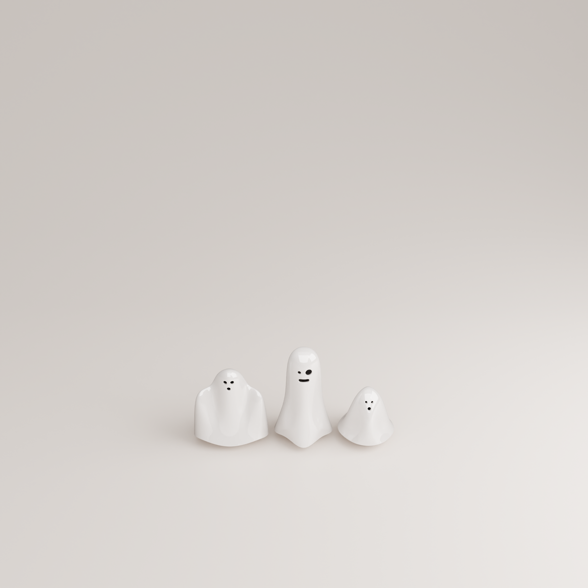 Booh Porcelain Salt and Pepper Shaker Set | Minimalist Designer