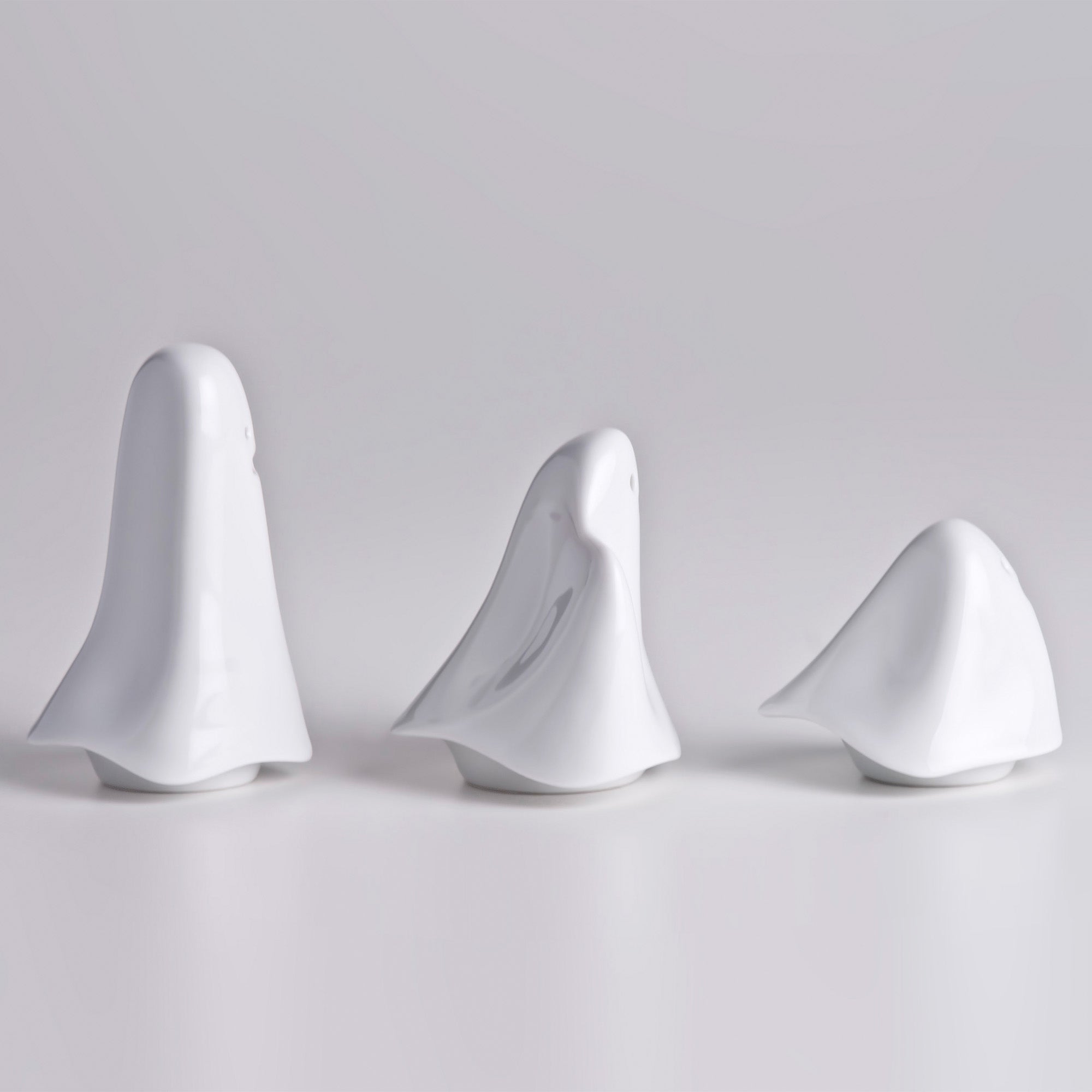 Booh! Porcelain Salt And Pepper Shaker Set - Holaria