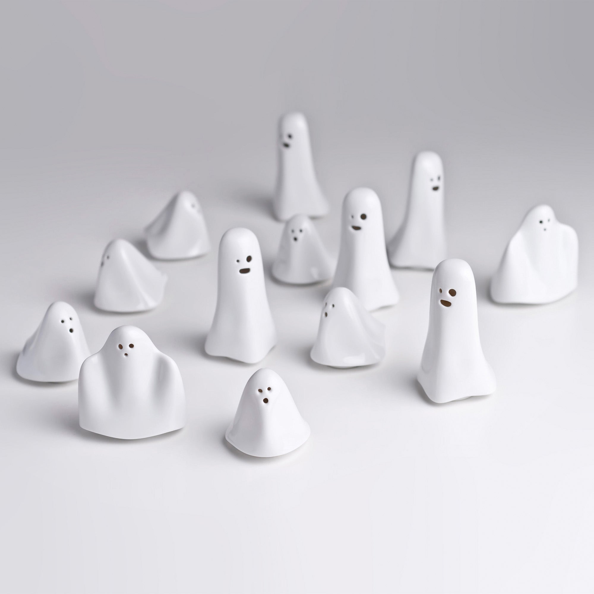 Booh! Porcelain Salt And Pepper Shaker Set - Holaria