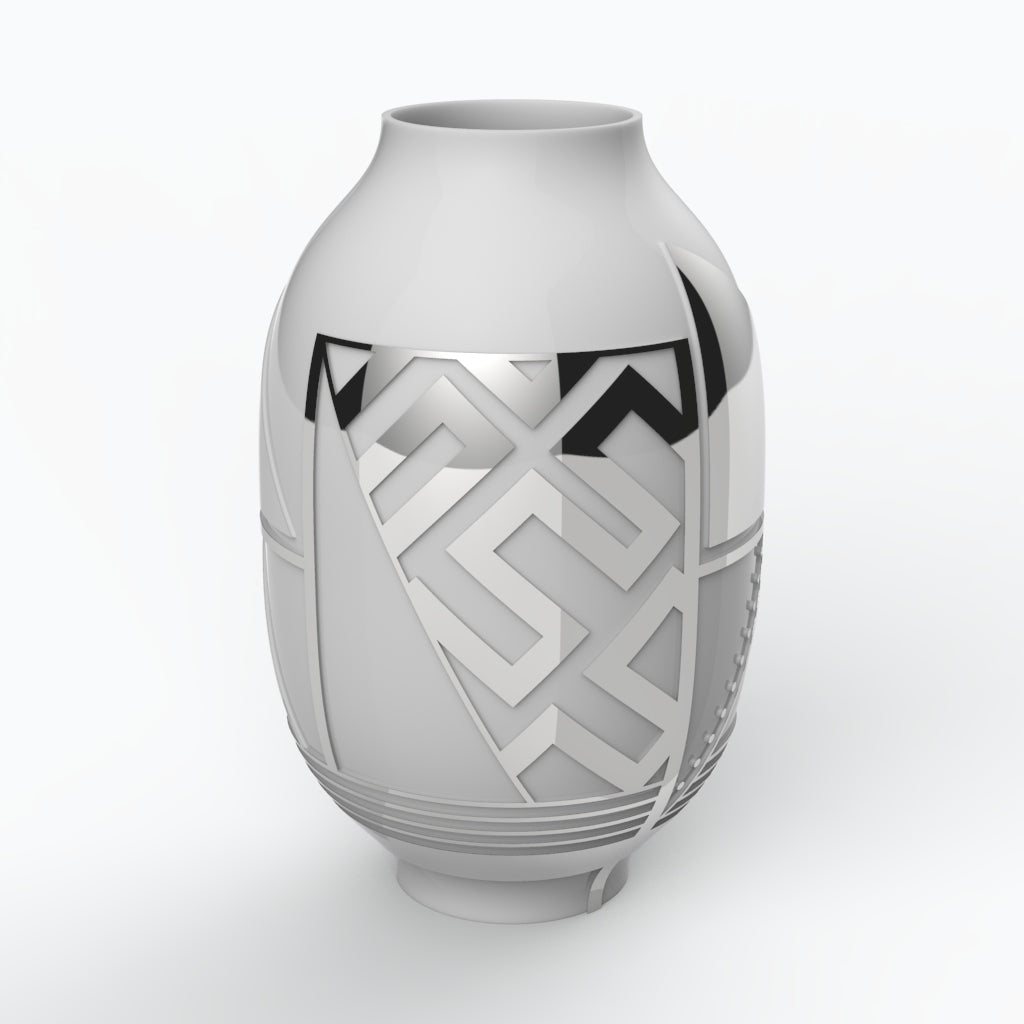 Javaé Porcelain Vase (h40 cm) - Holaria