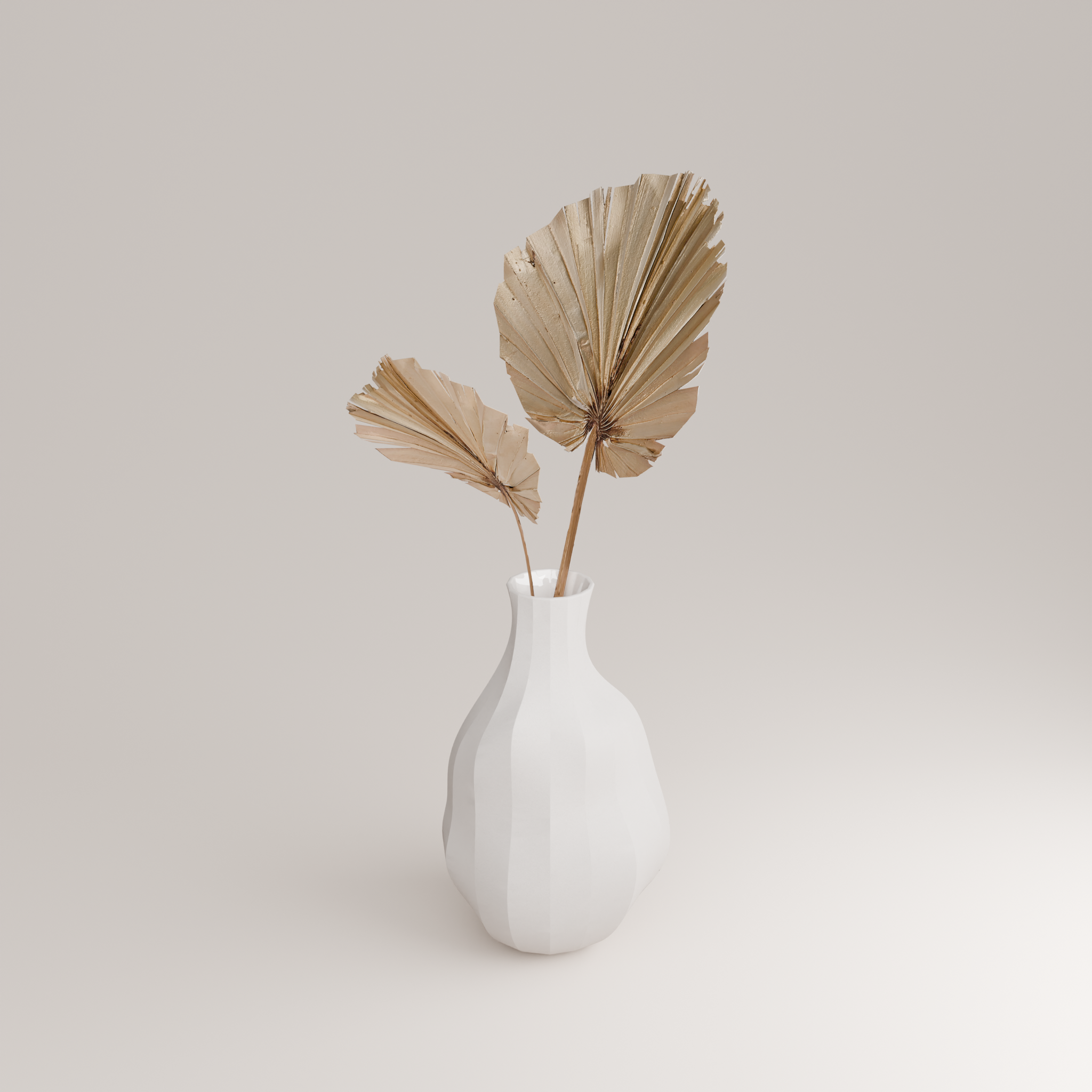 Odre G Porcelain Vase (h39 cm) - Holaria