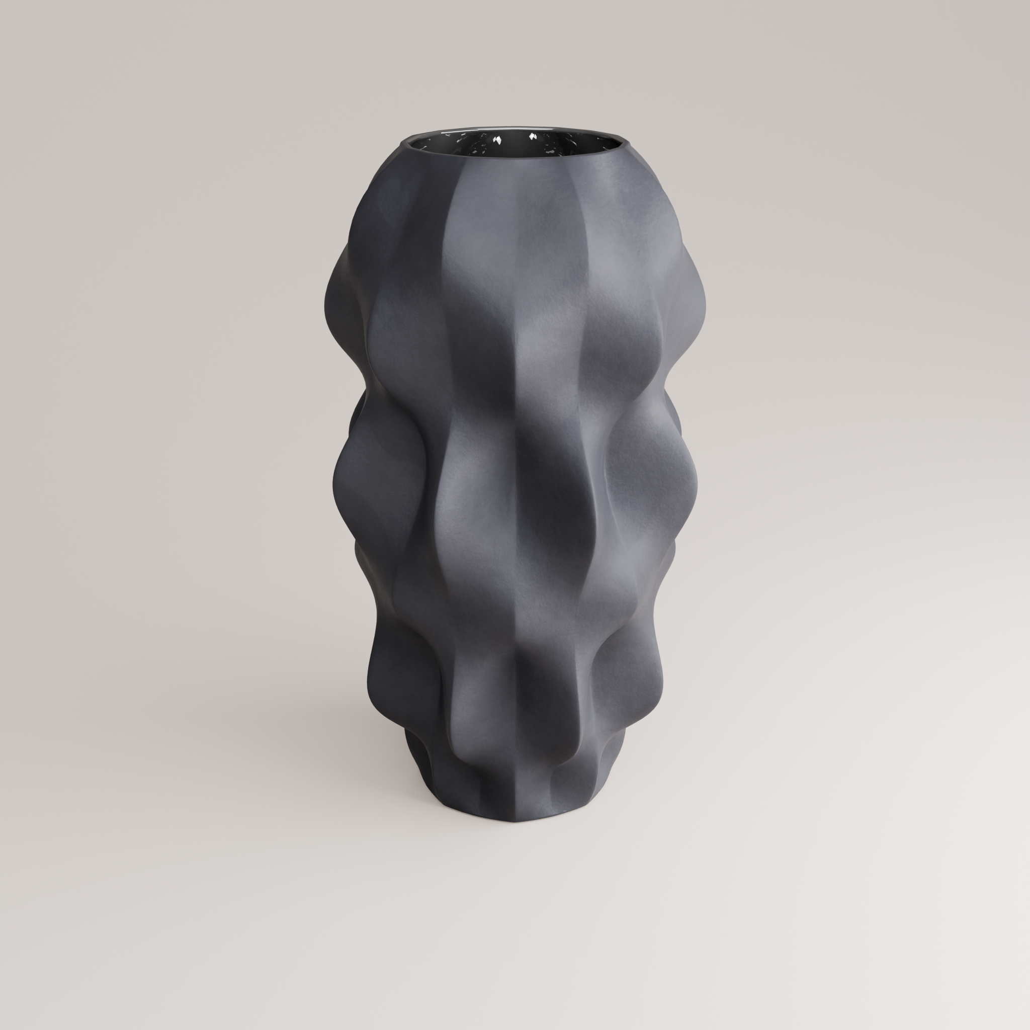 Plissan G Porcelain Vase (h40 cm) - Holaria