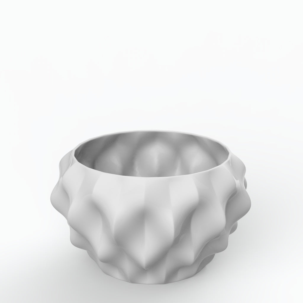Plissan GG Porcelain Pot (h20 cm) - Holaria