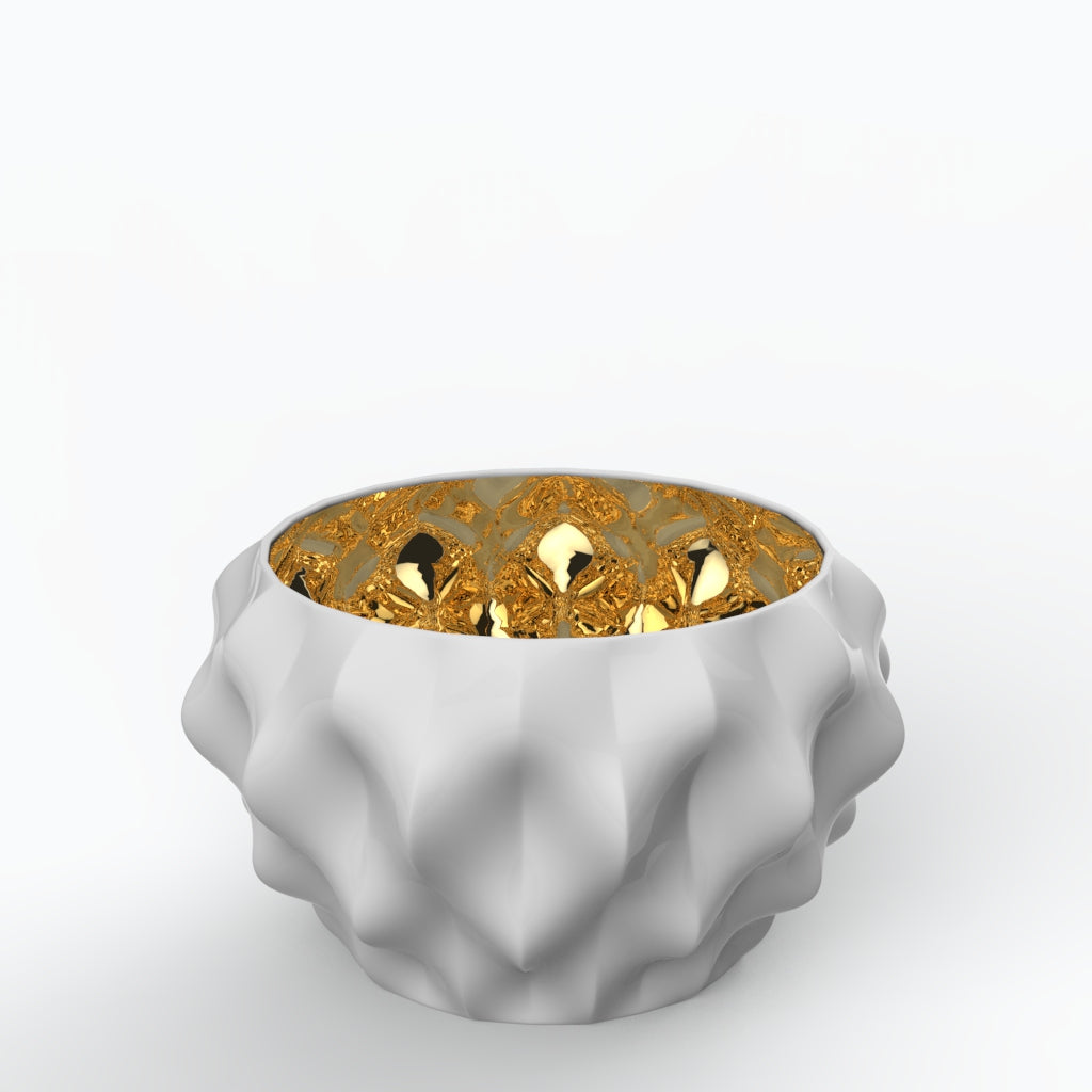 Plissan GG Porcelain Pot (h20 cm) - Holaria