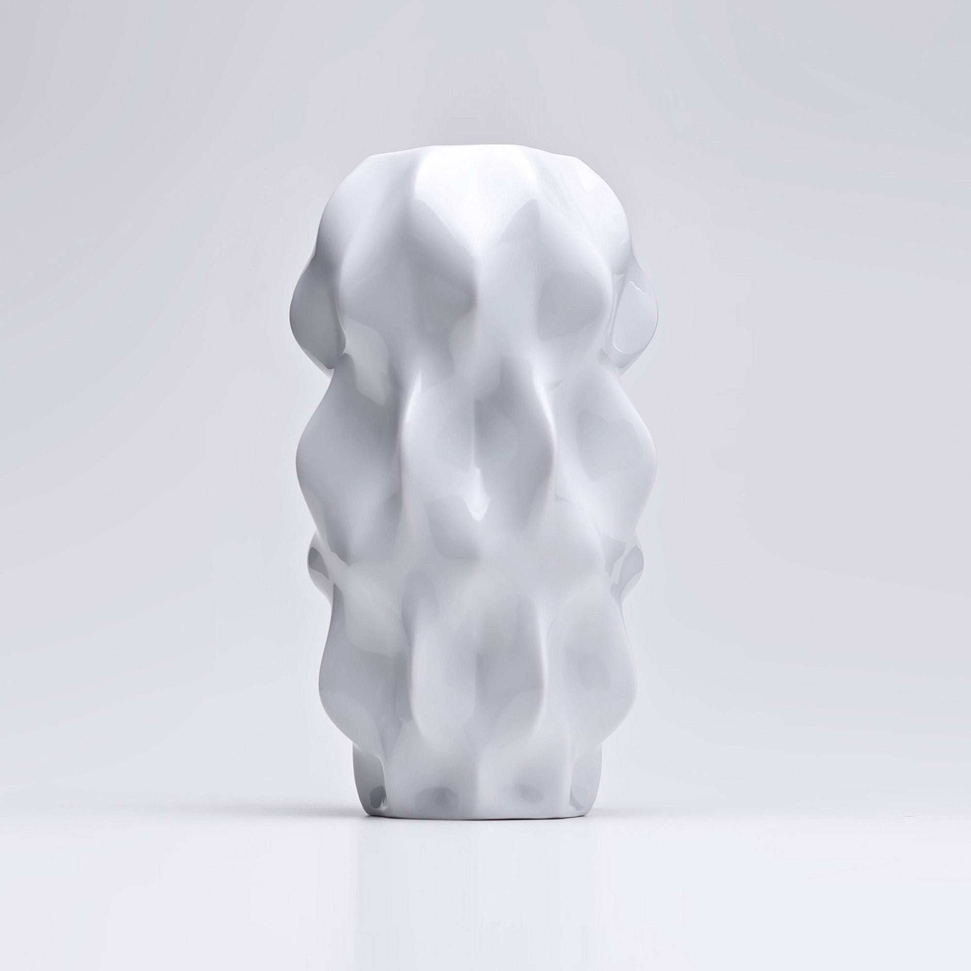 Plissan G Porcelain Vase (h40 cm) - Holaria