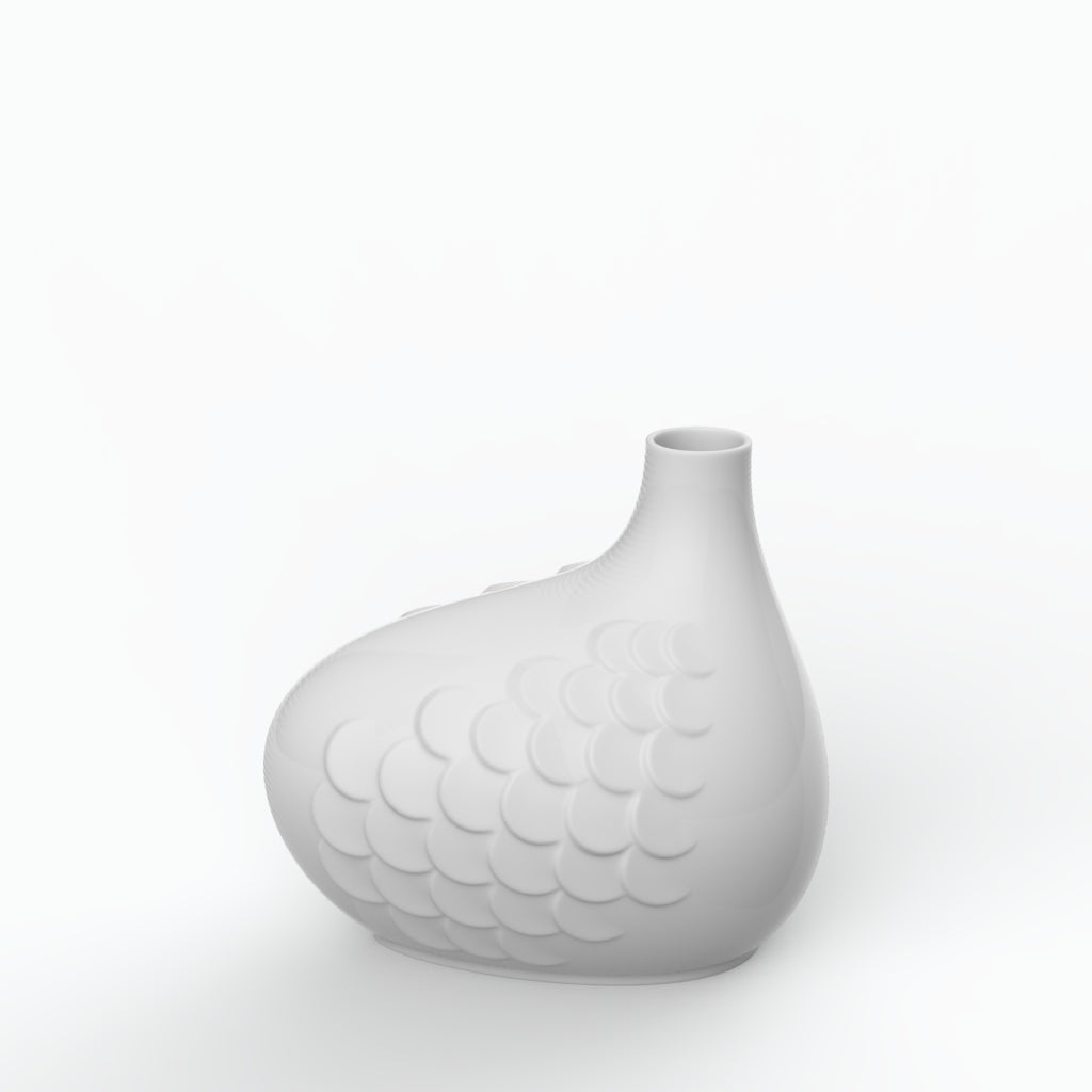 Plumas P Porcelain Vase (h23 cm) - Holaria