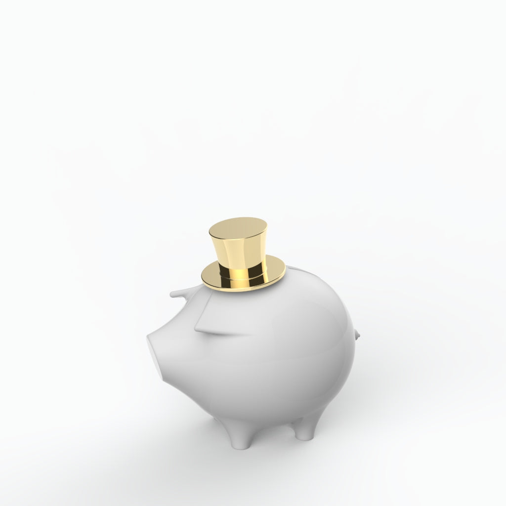 Robin Pighood Banqueiro Porcelain Piggy Bank (h23 cm) - Holaria