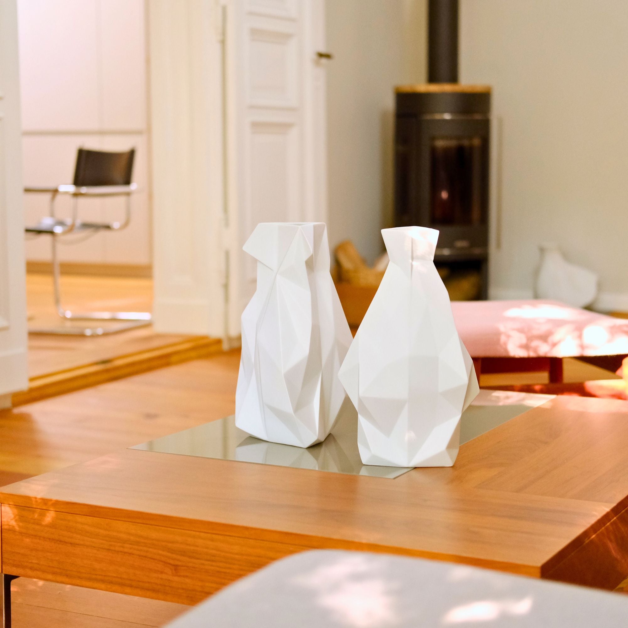 Simplexxa 2 Porcelain Vase (h37 cm) - Holaria