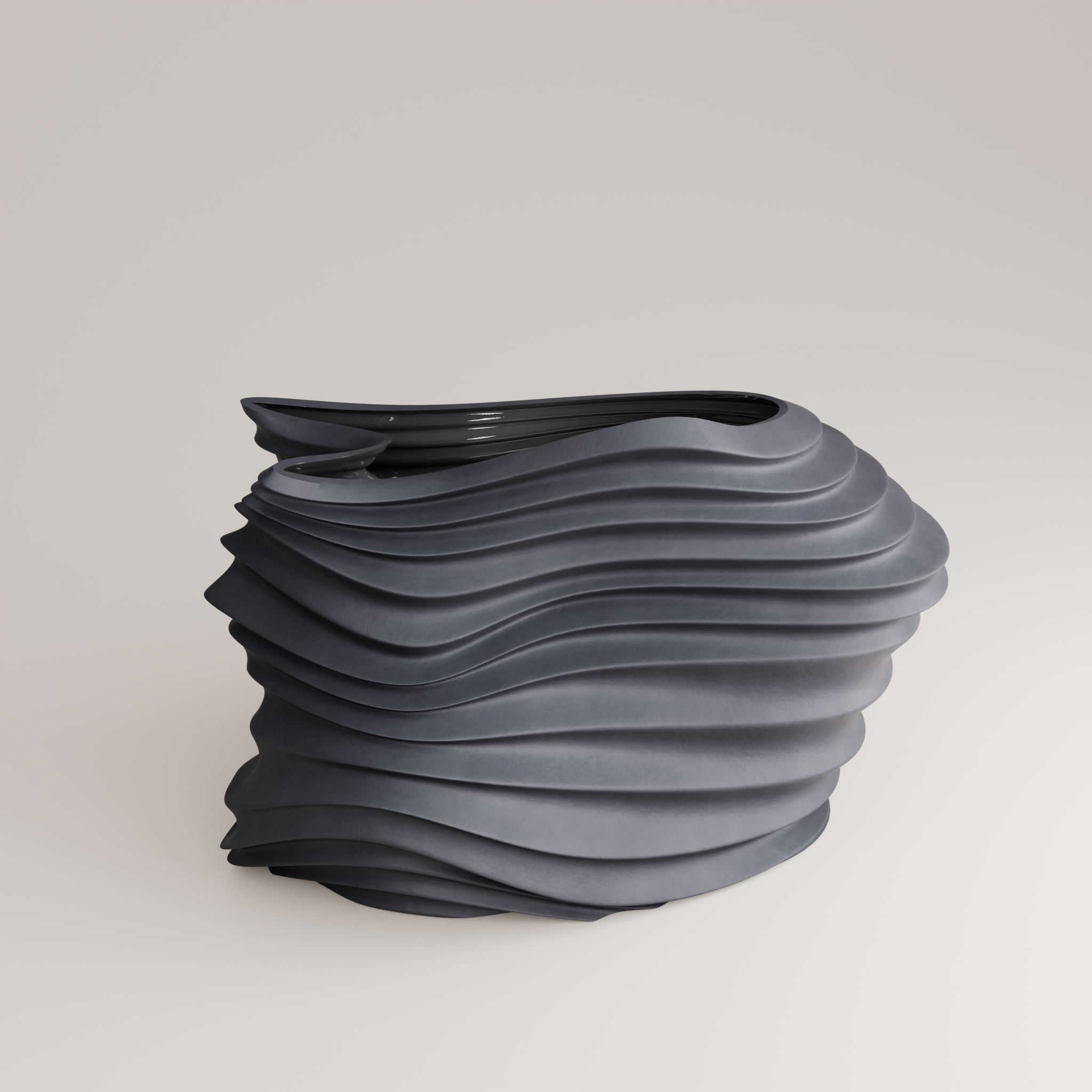 Voo G Porcelain Vase (h28 cm) - Holaria