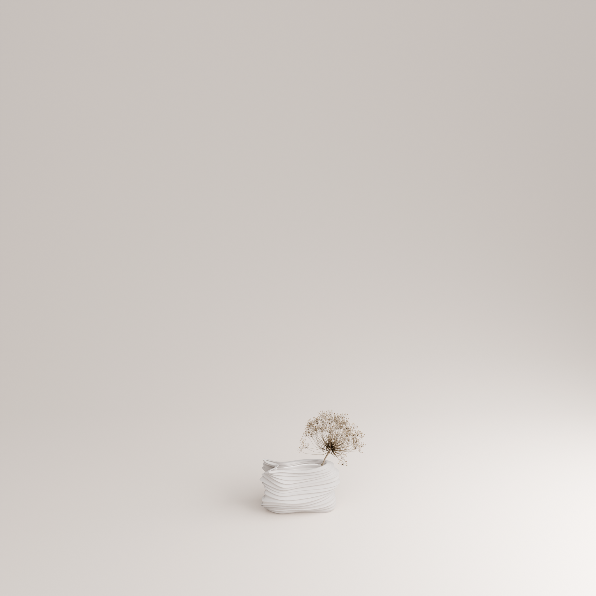 Voo P Porcelain Vase (h10 cm) - Holaria