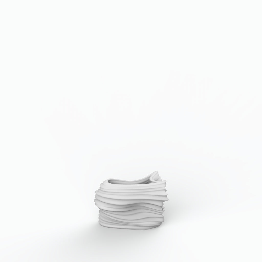 Voo P Porcelain Vase (h10 cm) - Holaria
